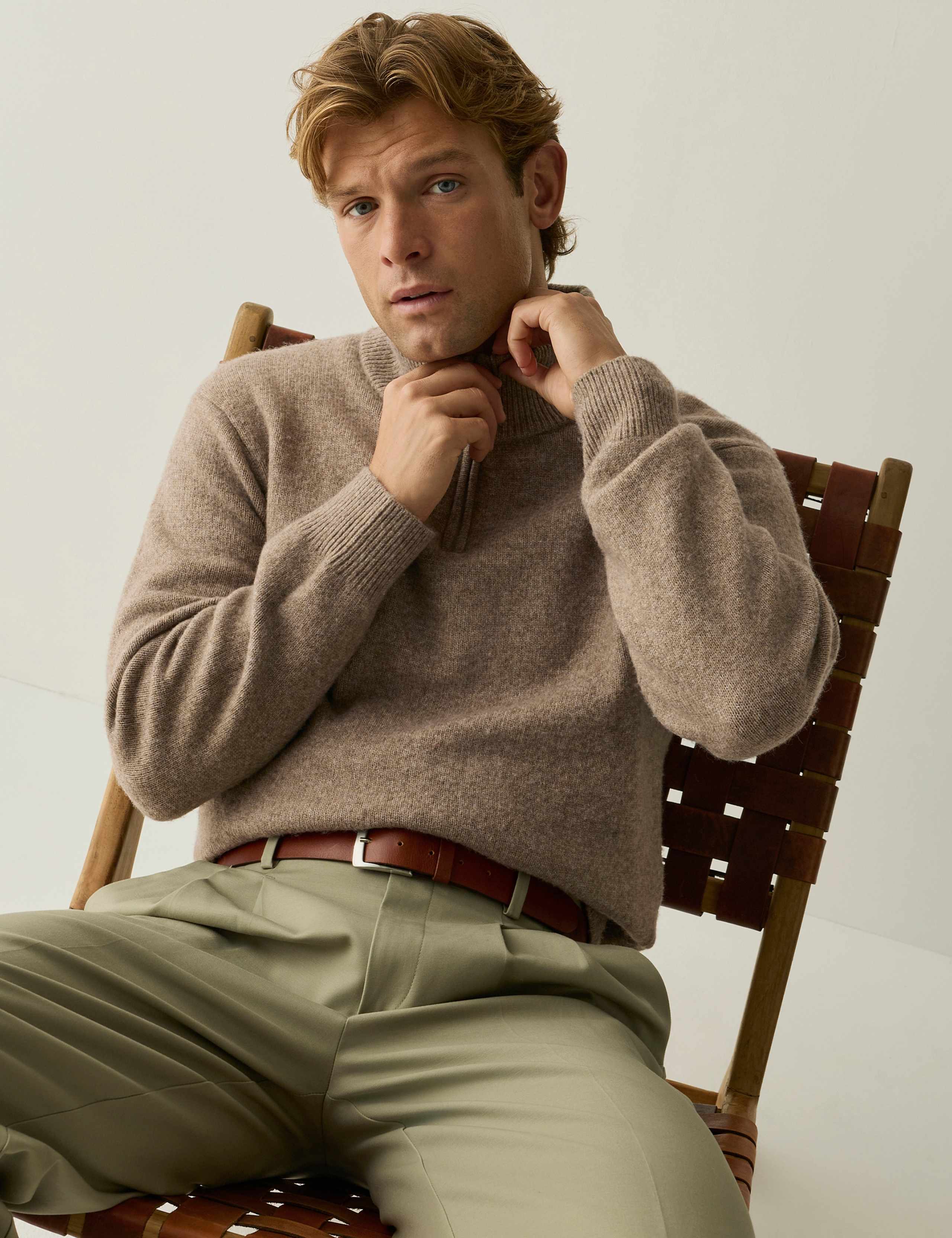 Textured Half Zip Jumper 7 of 8