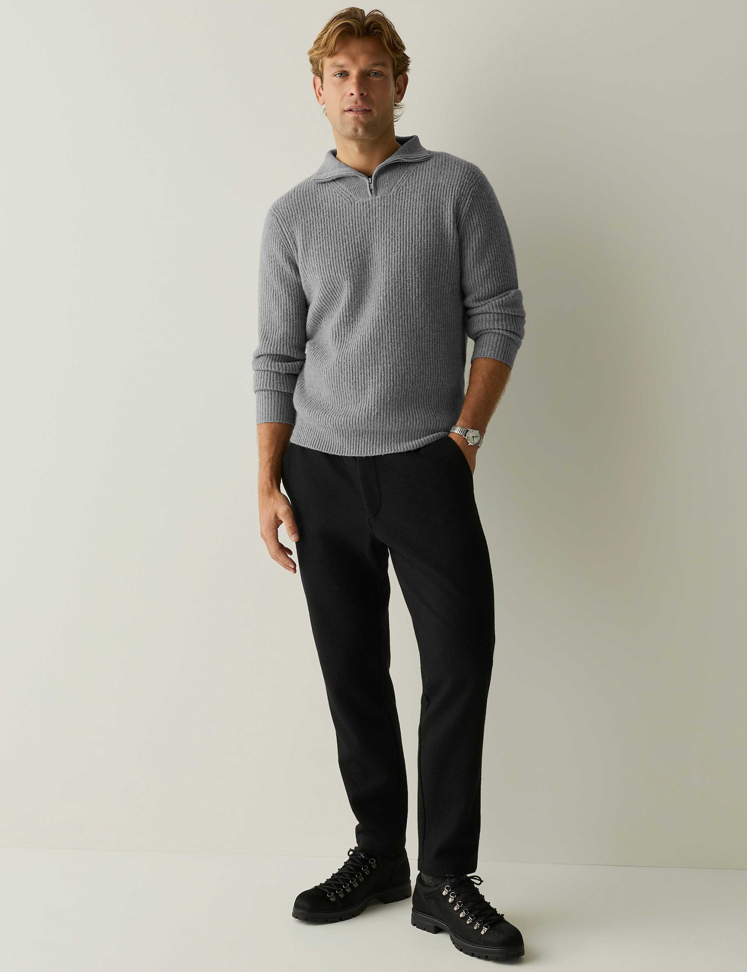 Textured Half Zip Jumper 4 of 7