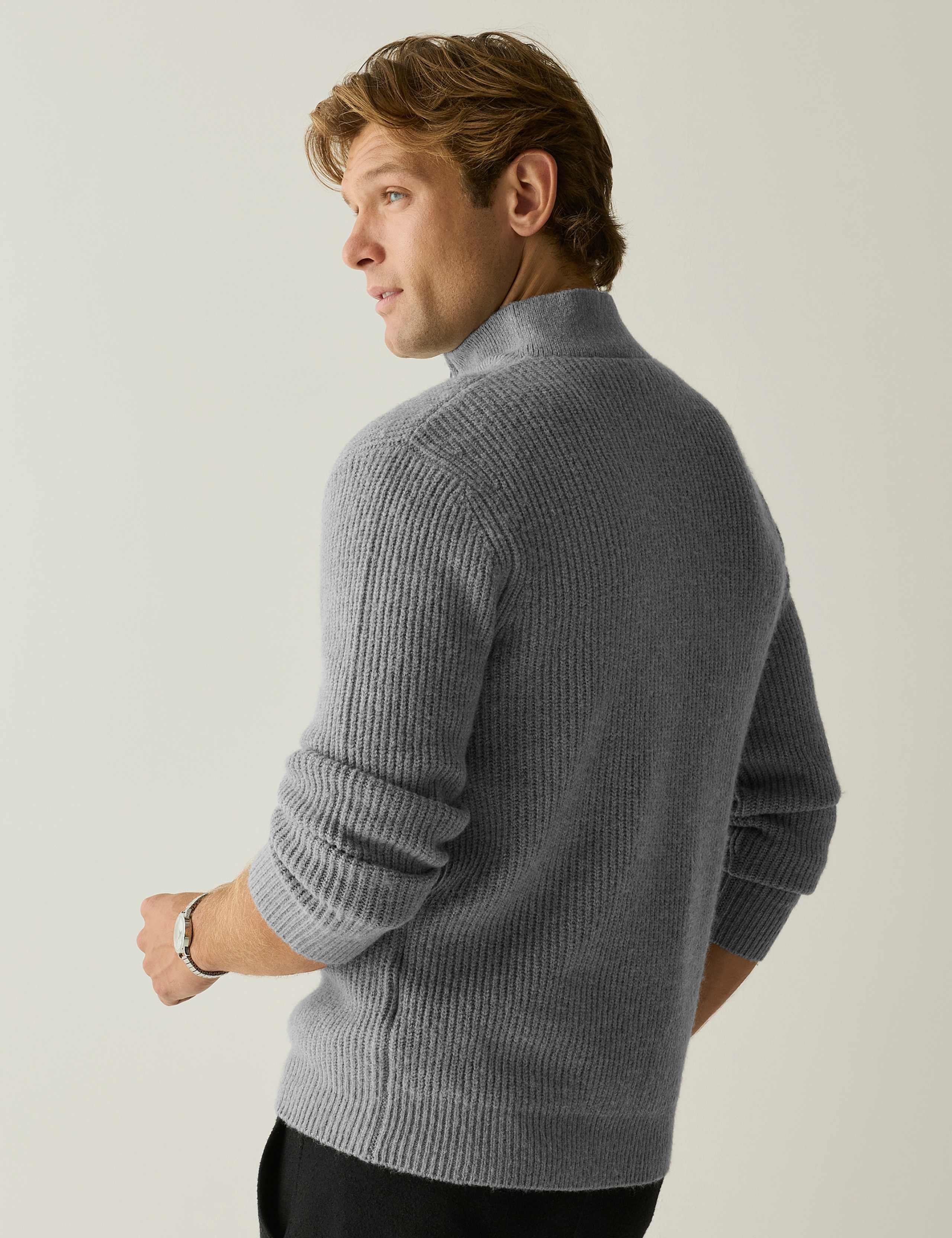 Textured Half Zip Jumper 6 of 7