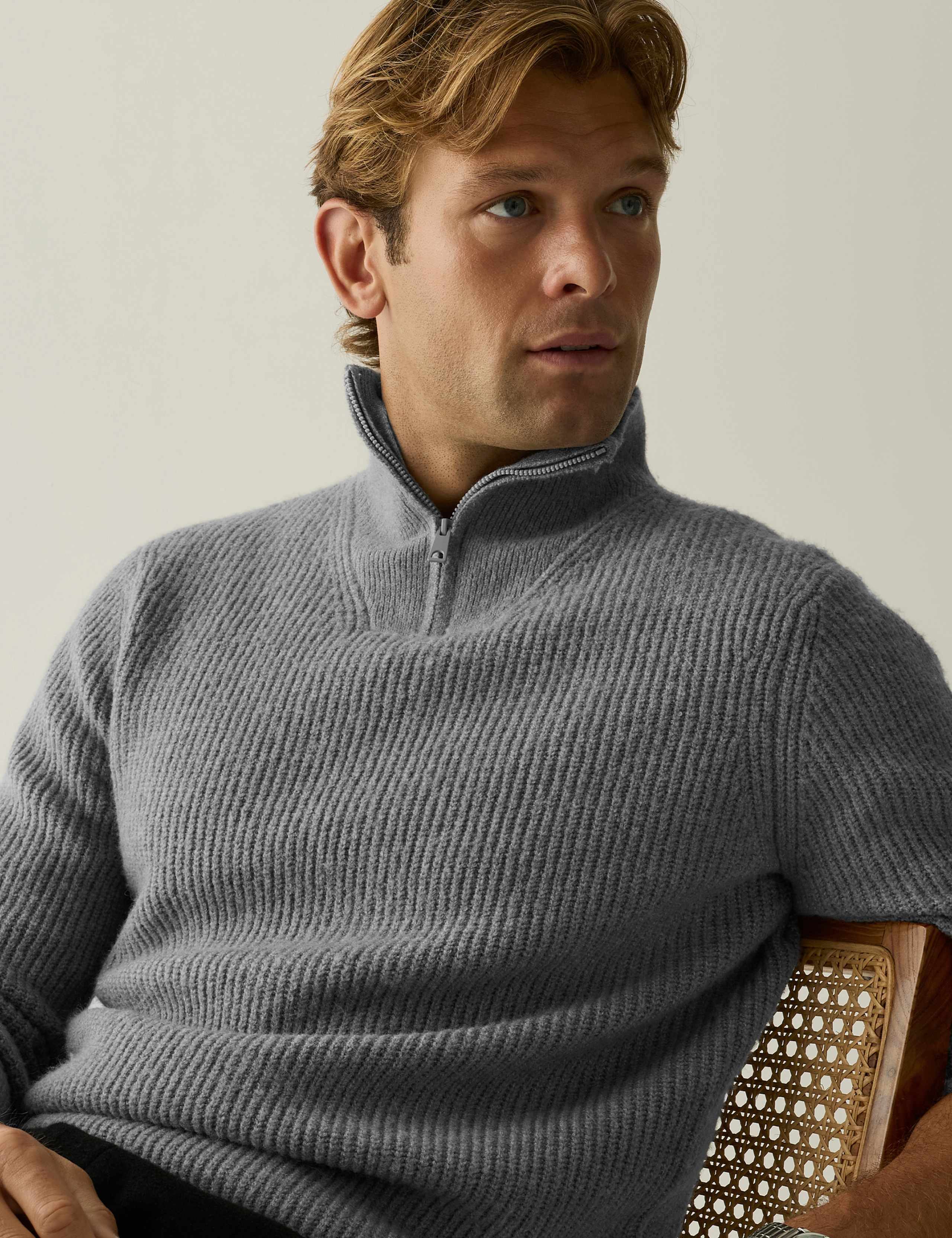 Textured Half Zip Jumper 7 of 7
