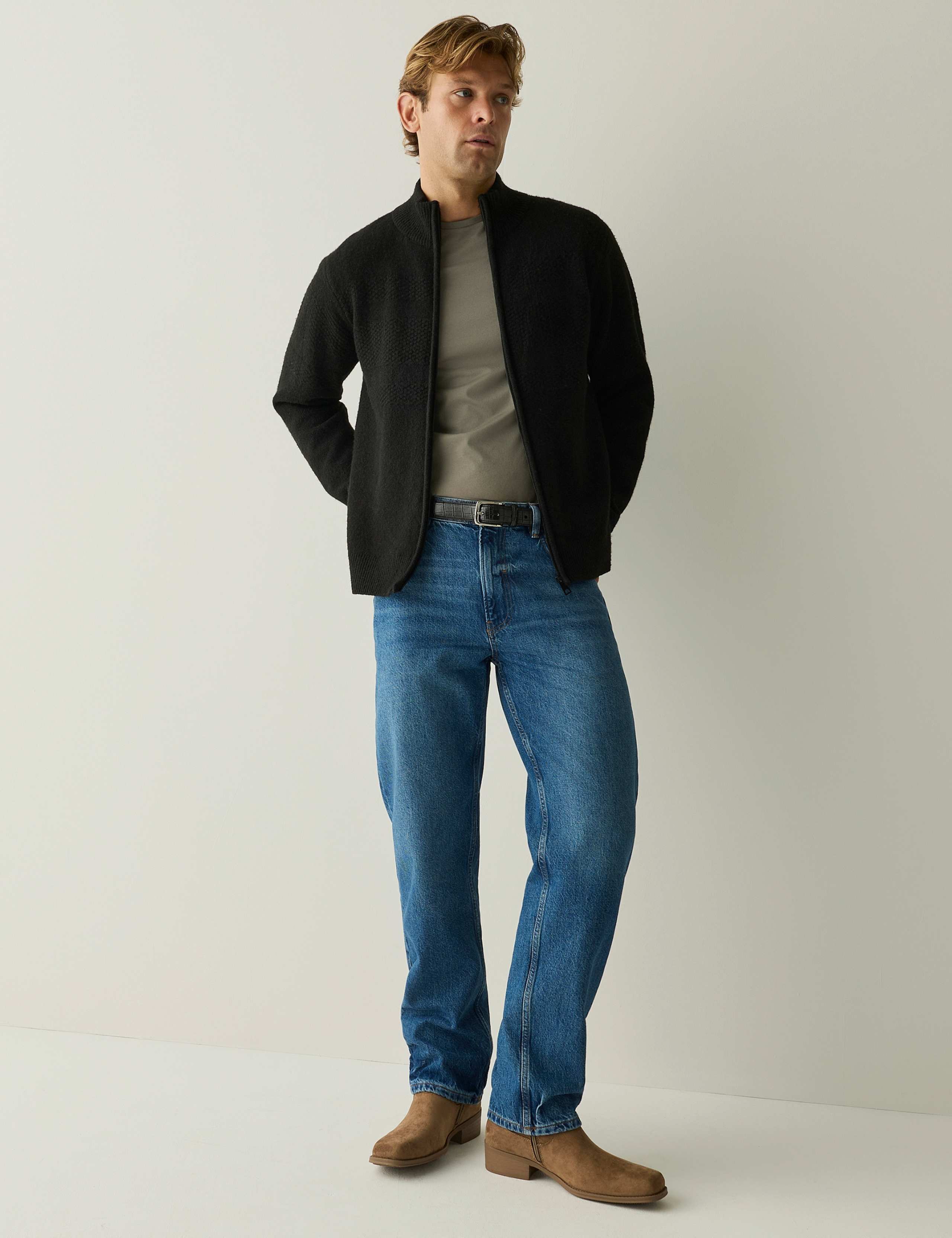 Maseru Funnel Neck Zip Up Jumper 5 of 8
