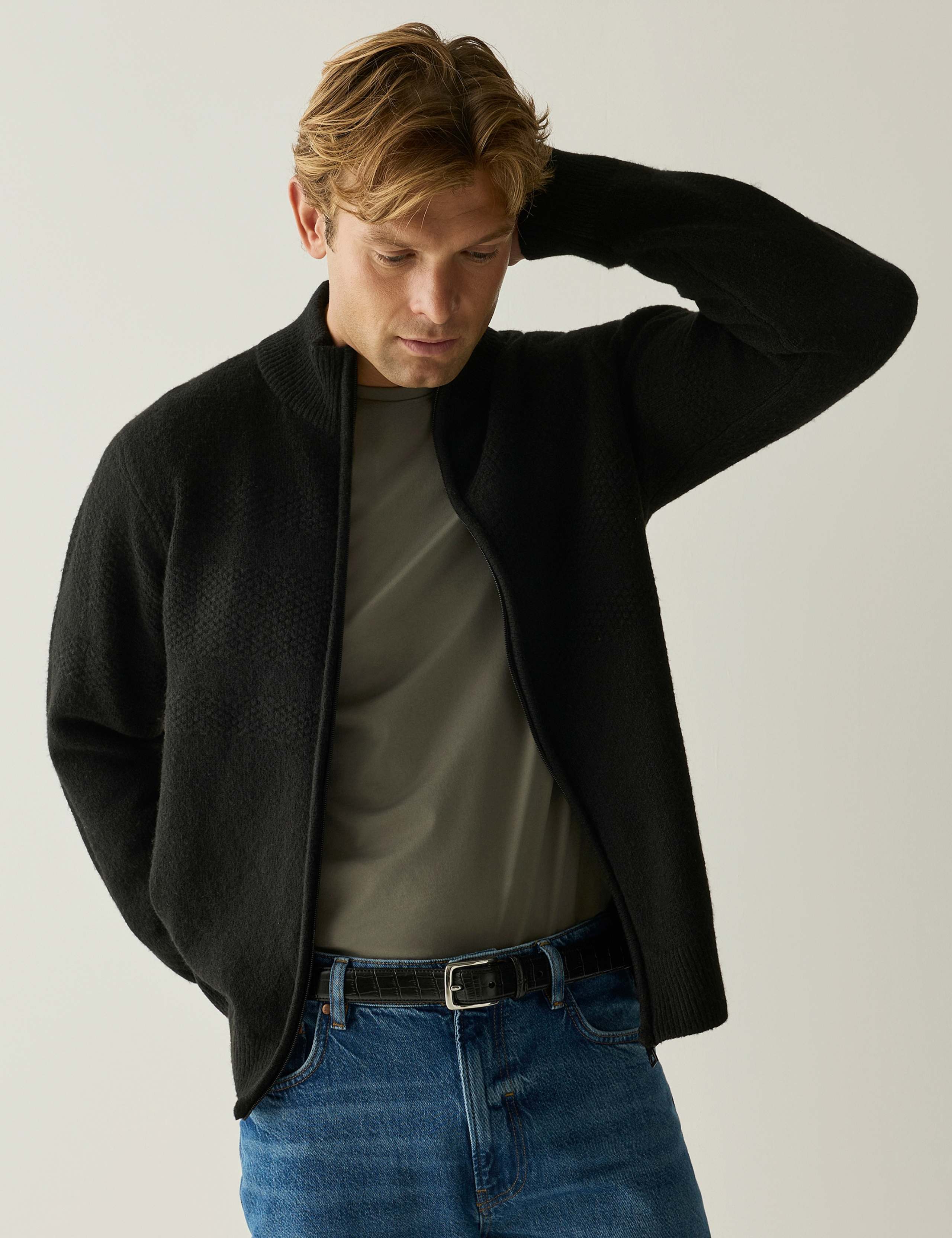 Maseru Funnel Neck Zip Up Jumper 6 of 8