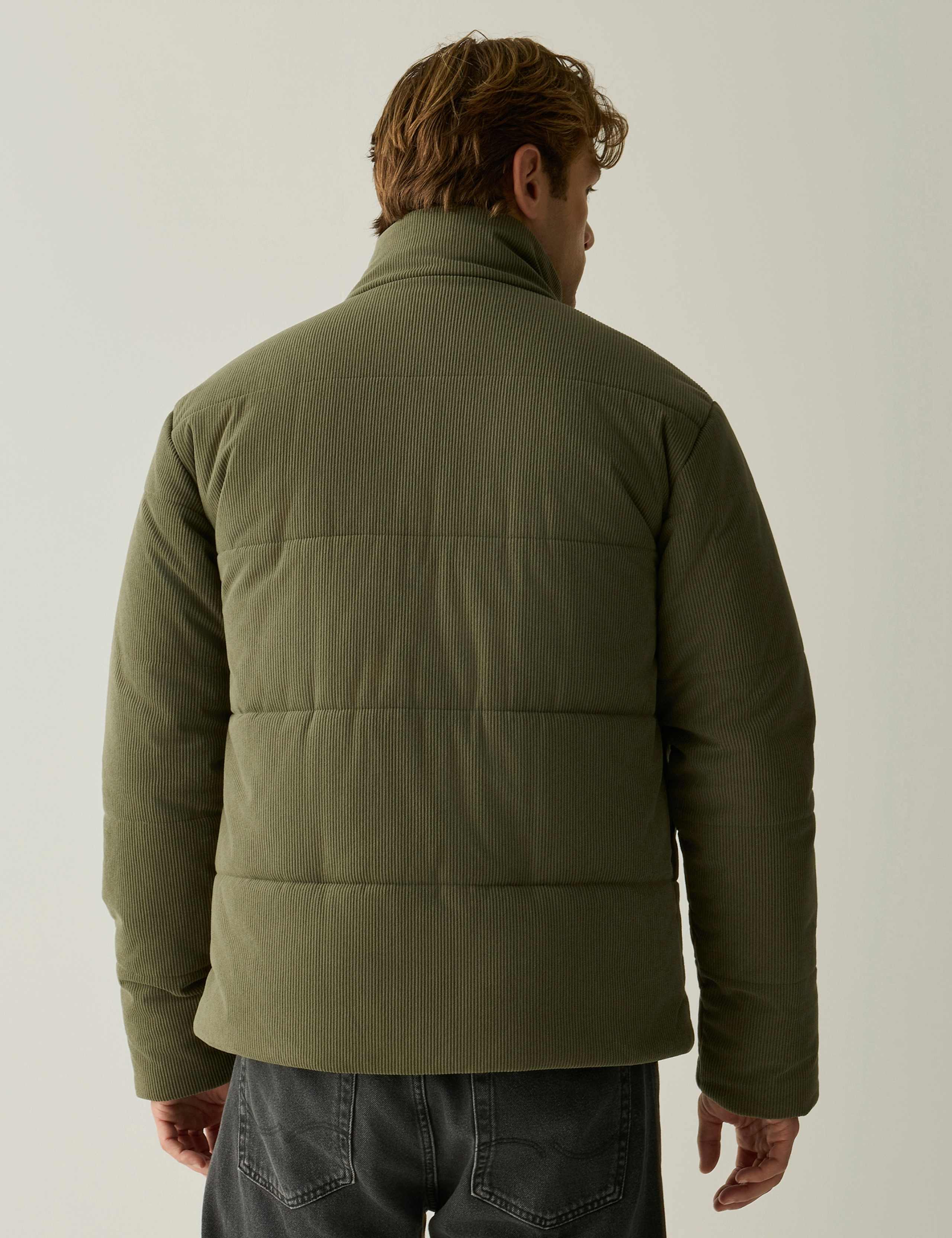Corduroy Quilted Puffer Jacket 6 of 6