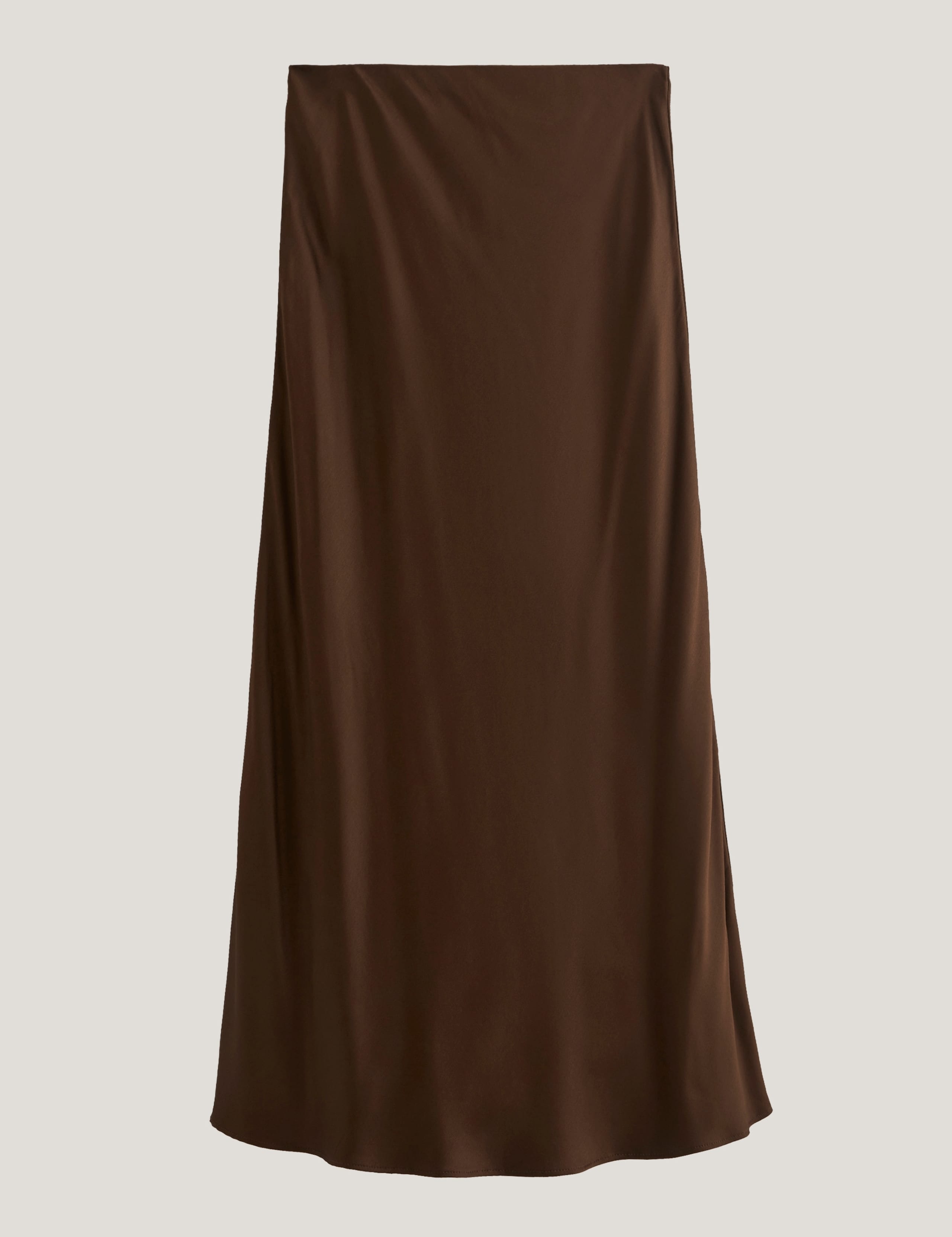 Satin Midi Slip Skirt 2 of 7