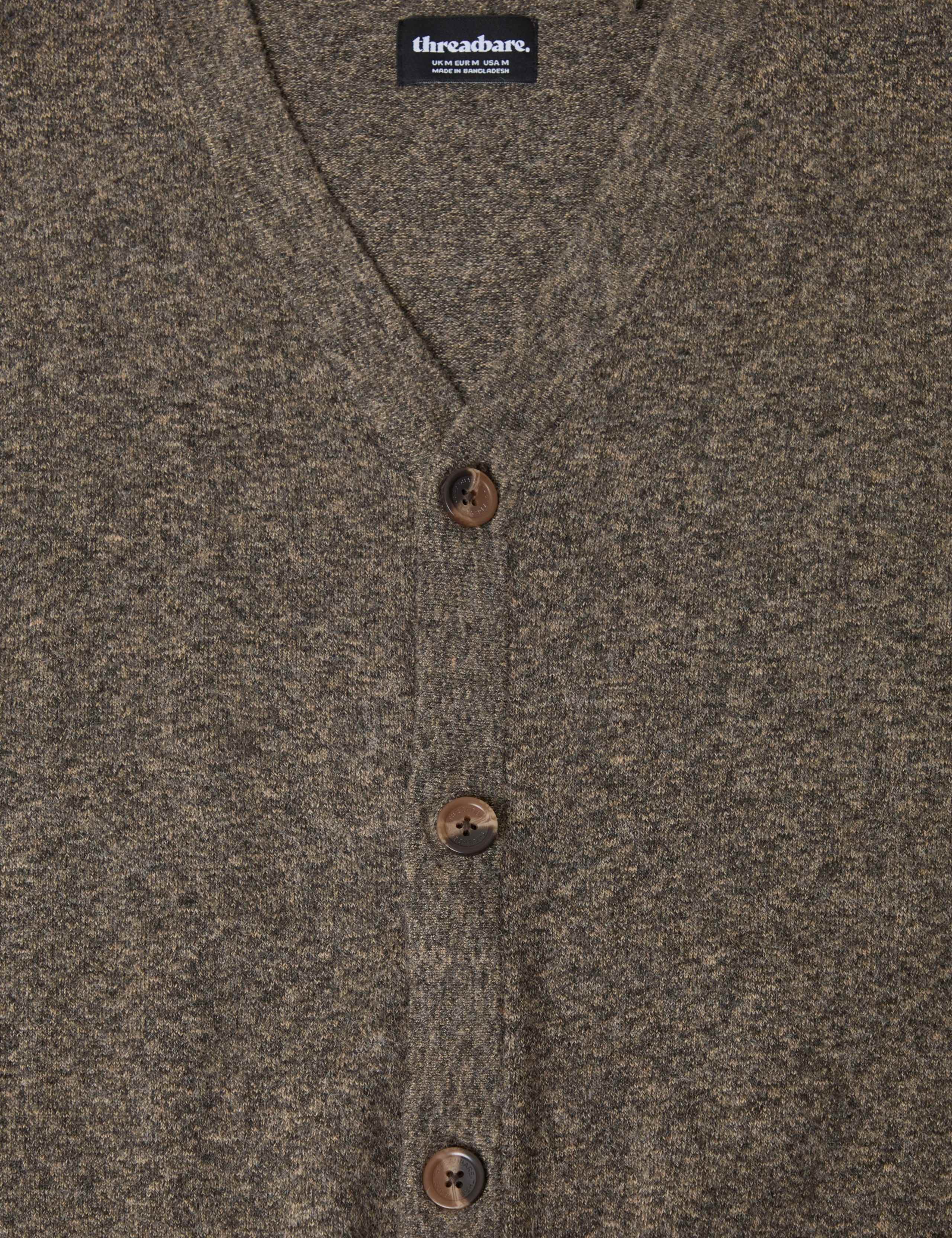 Textured V Neck Cardigan 7 of 8