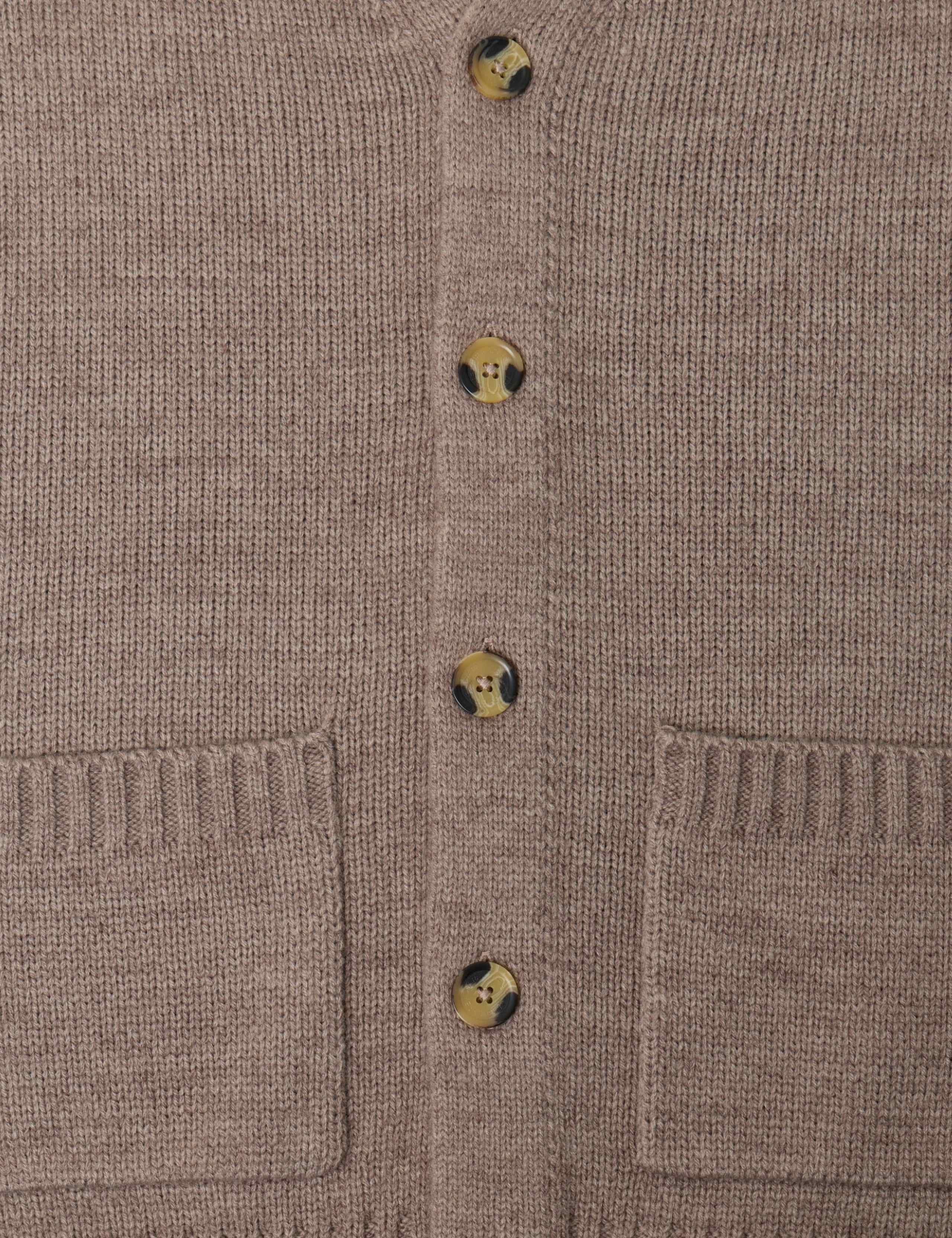 Wool Blend V Neck Cardigan 7 of 7