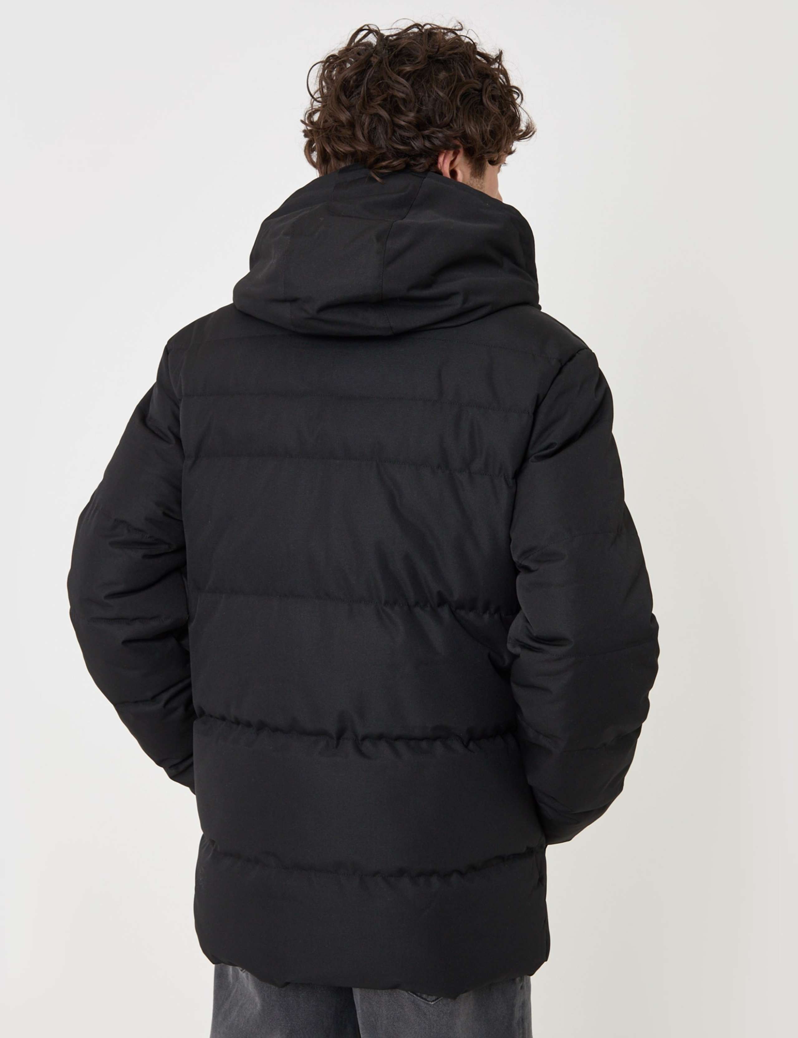 Showerproof Borg Lined Hooded Puffer Jacket 7 of 8