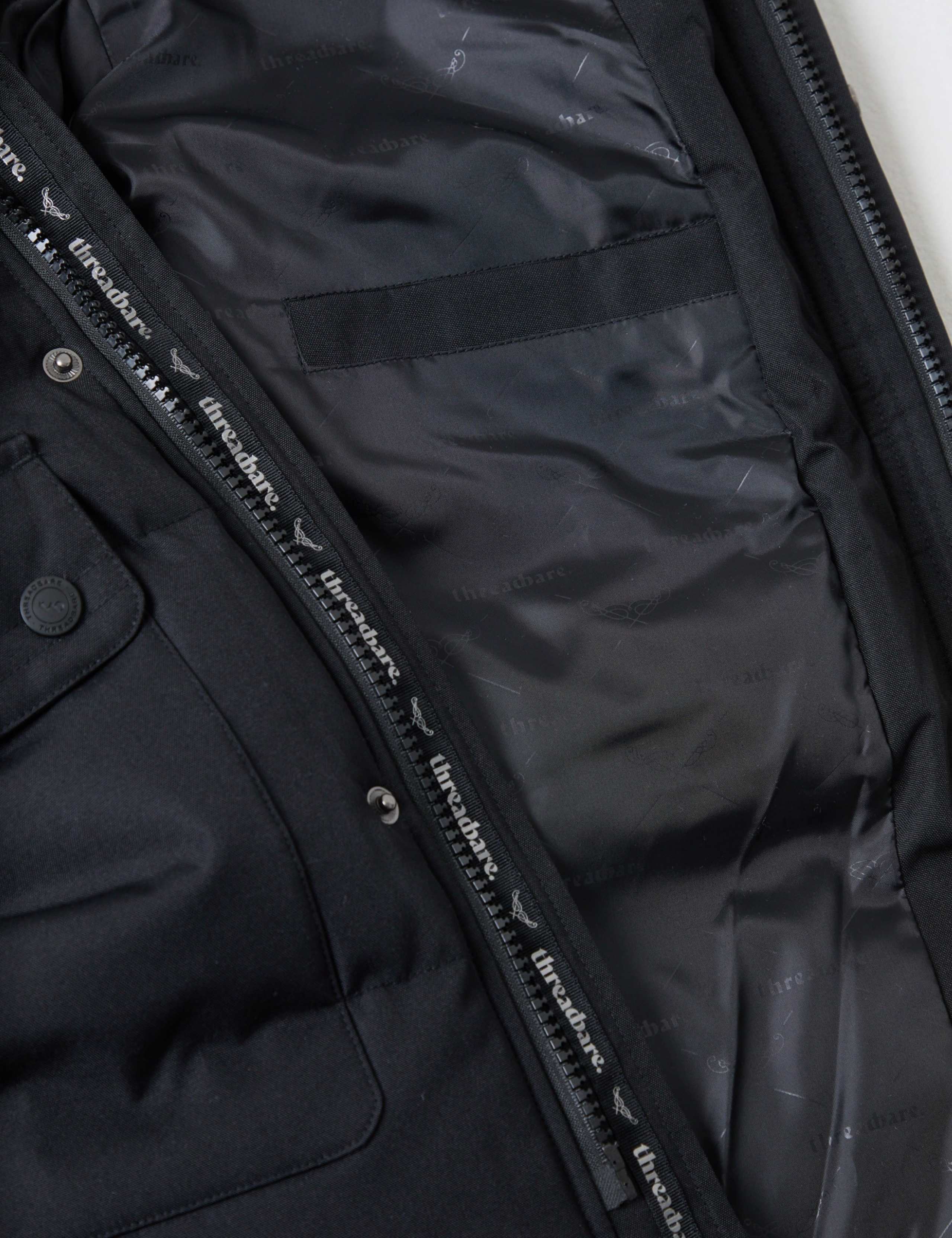 Showerproof Borg Lined Hooded Puffer Jacket 8 of 8