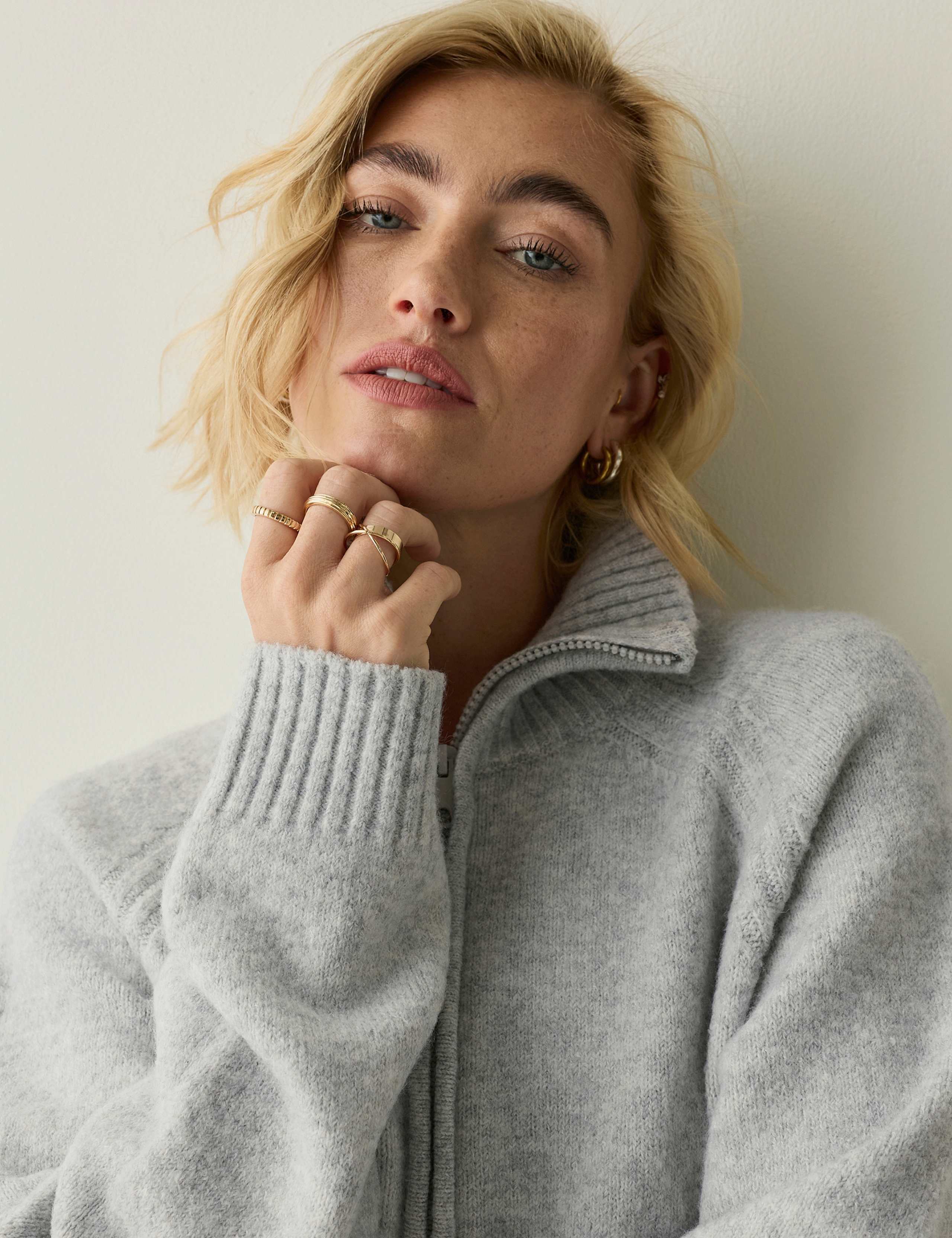 Textured Collared Cardigan 6 of 7