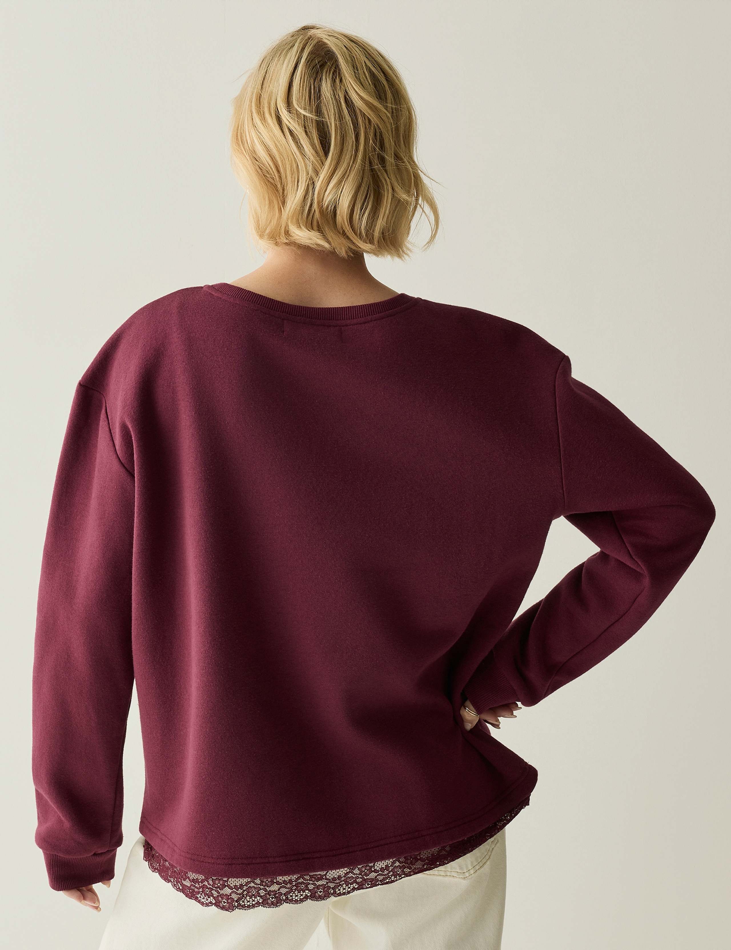 Cotton Rich Relaxed Sweatshirt 6 of 6