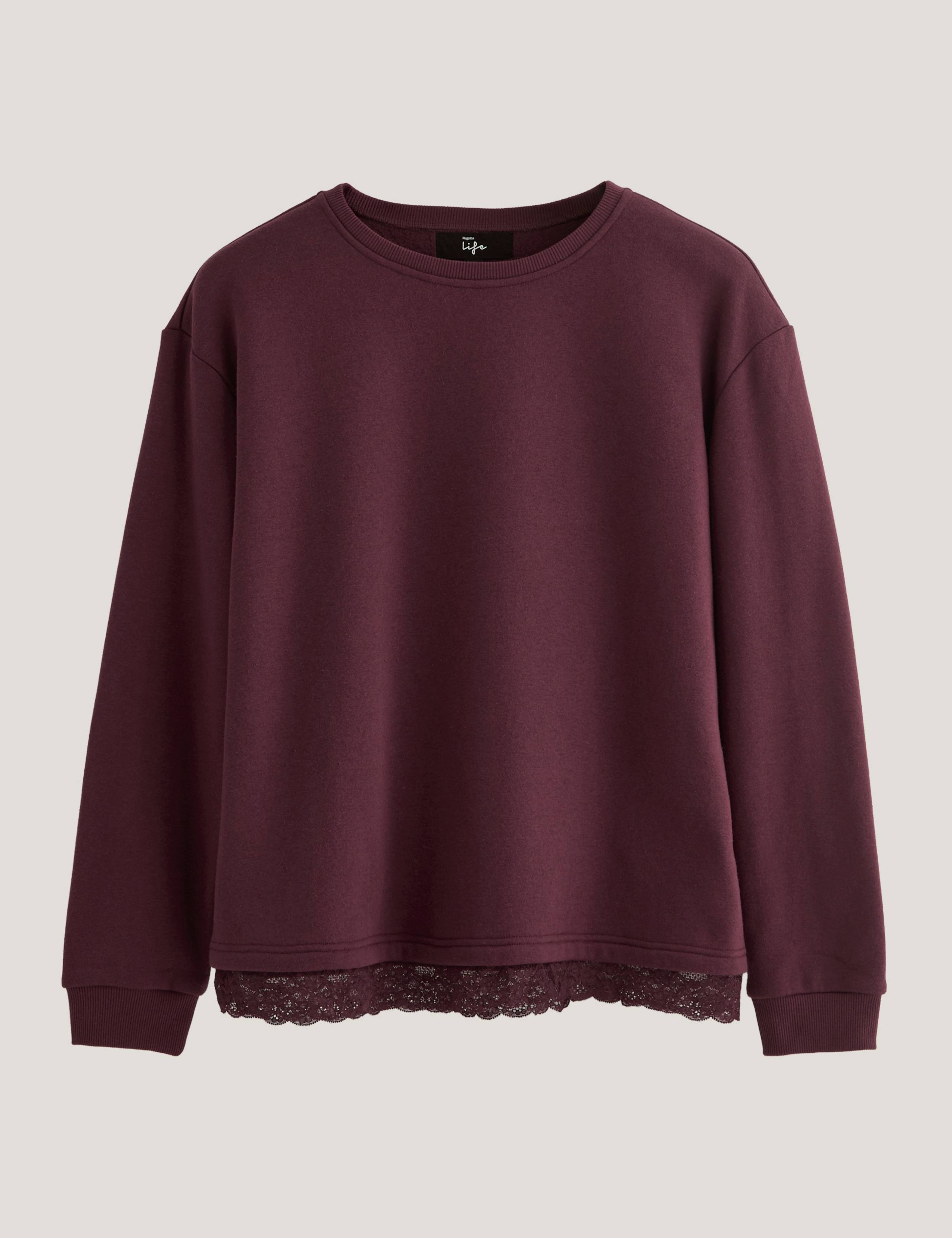 Cotton Rich Relaxed Sweatshirt 2 of 6