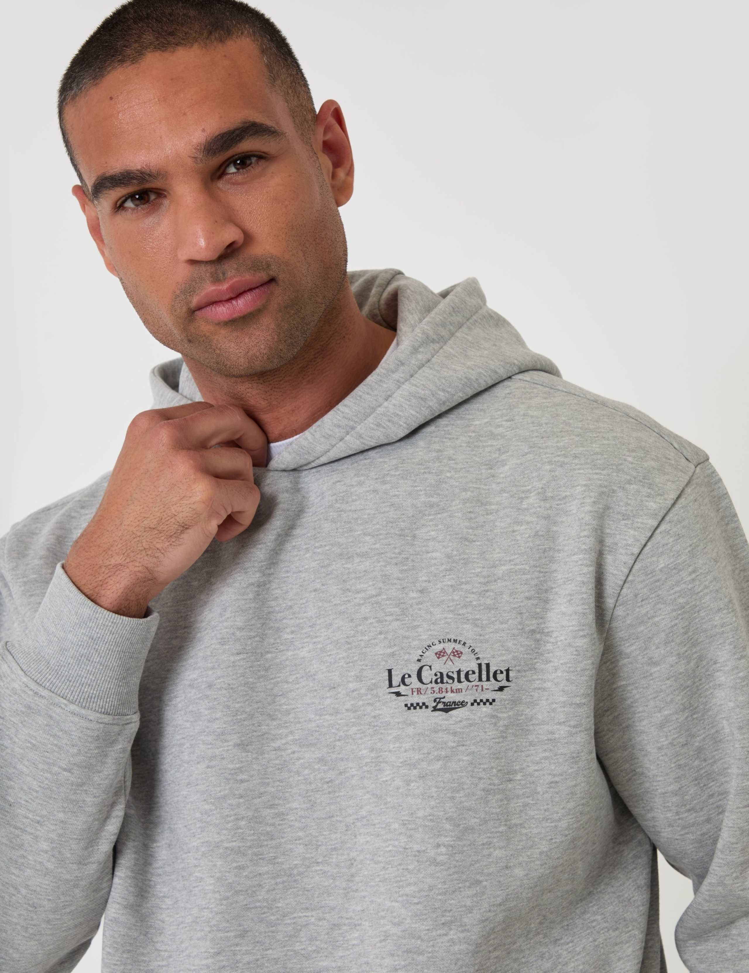 Cotton Blend Graphic Hoodie 4 of 5