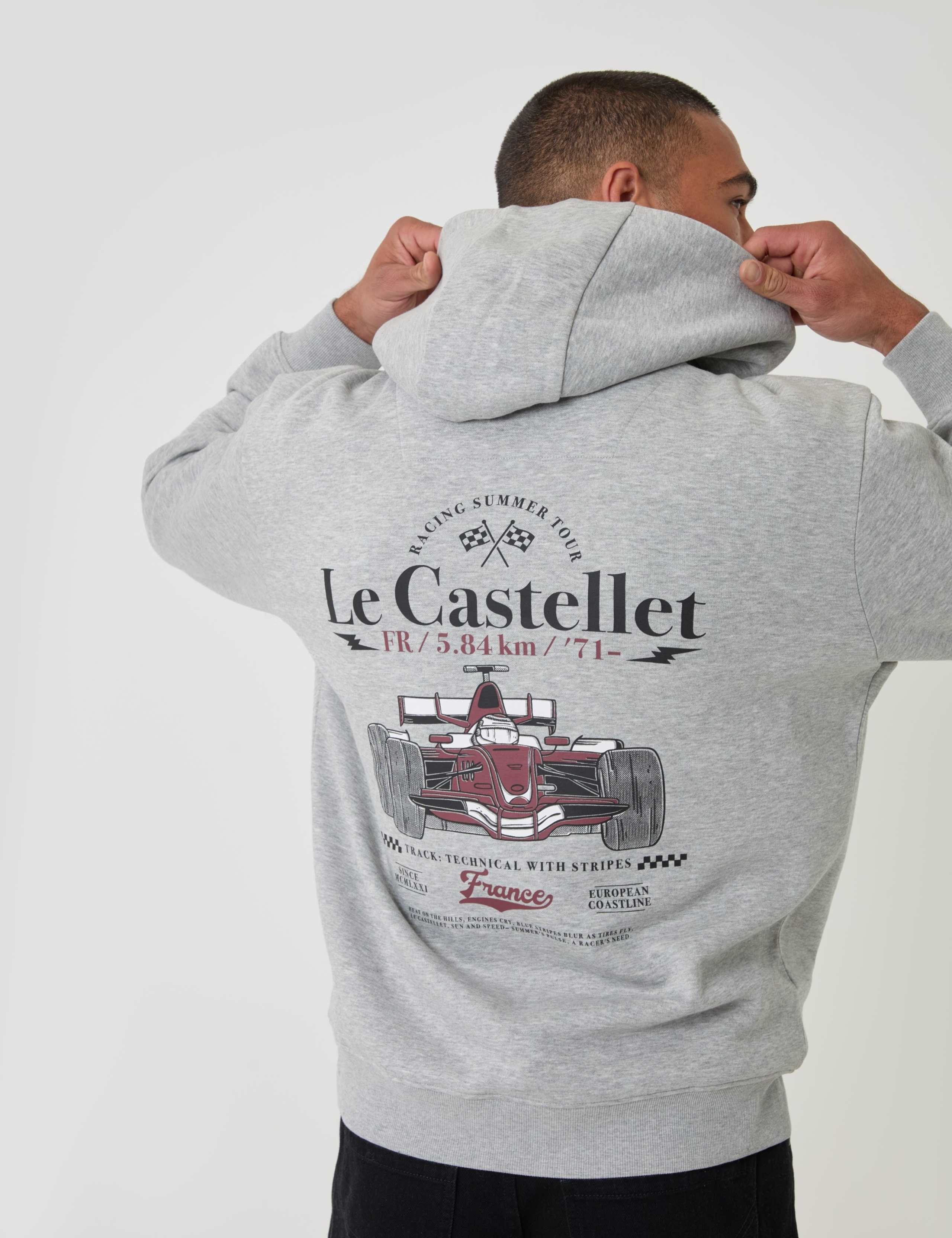 Cotton Blend Graphic Hoodie 5 of 5