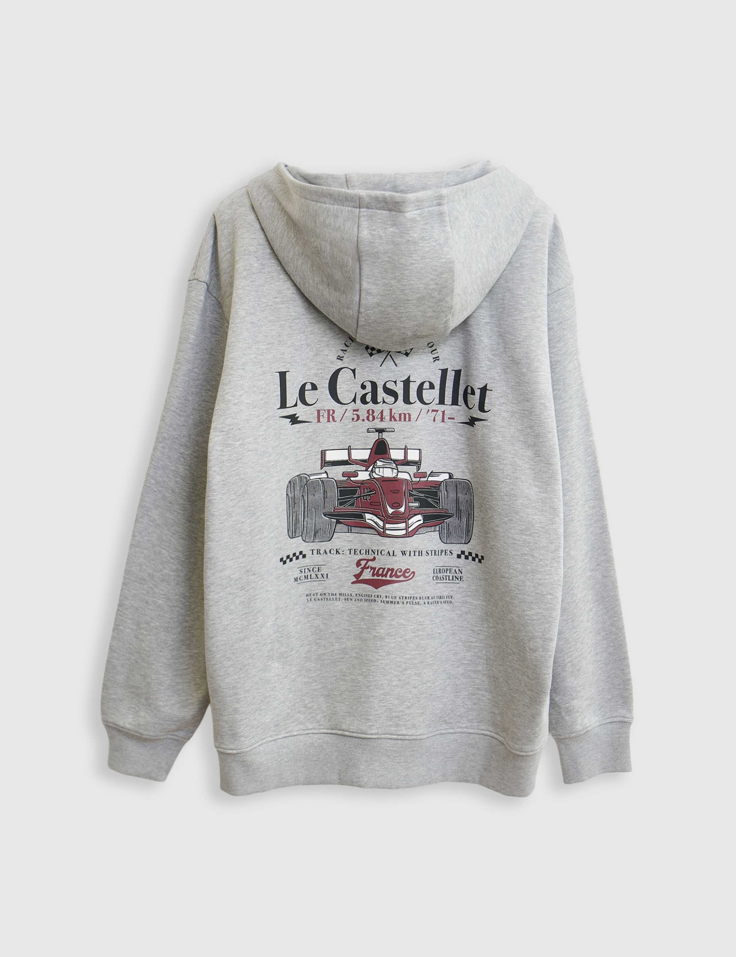 Cotton Blend Graphic Hoodie 2 of 5