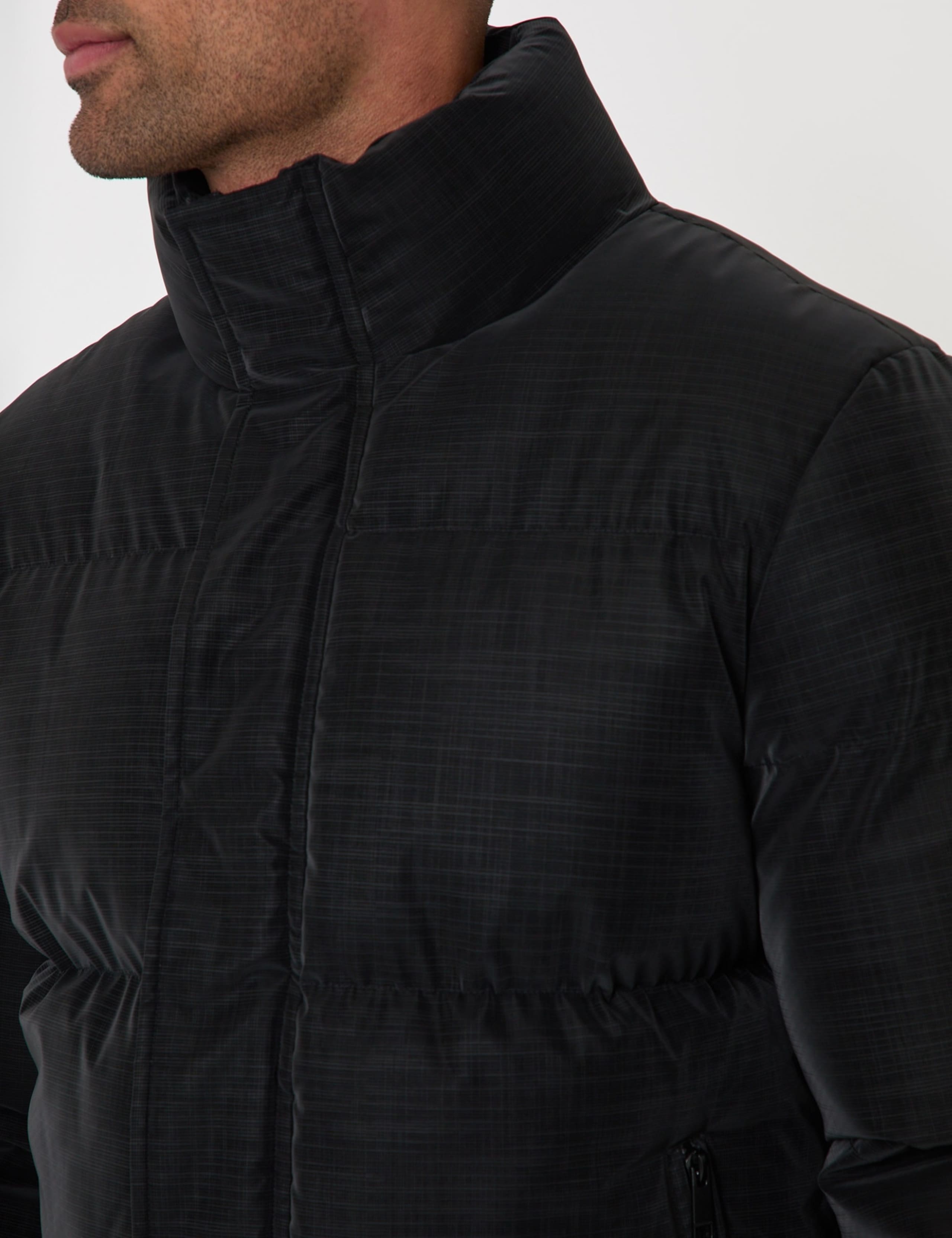 Padded Funnel Neck Puffer Coat 5 of 6