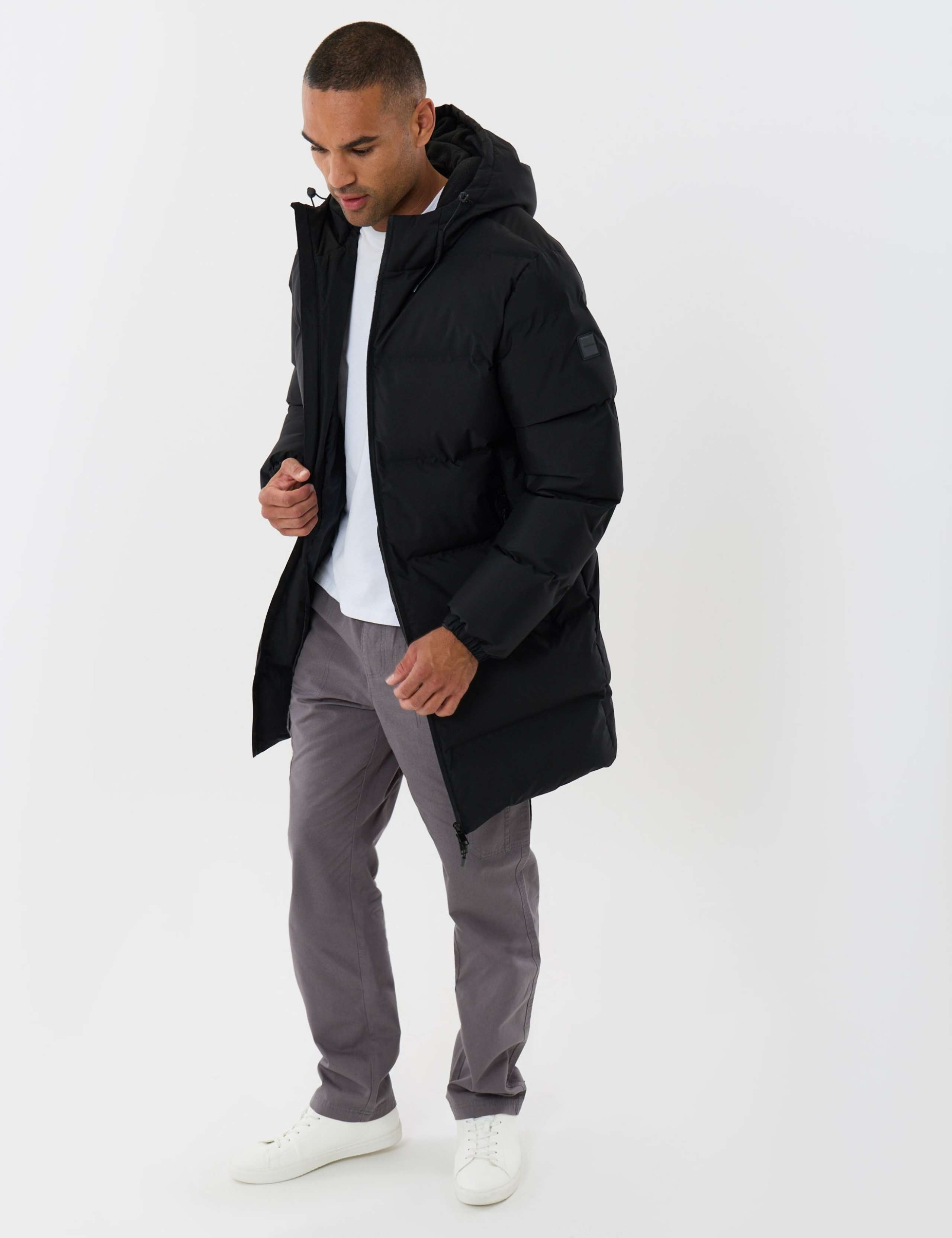Waterproof Hooded Longline Puffer Coat 4 of 6