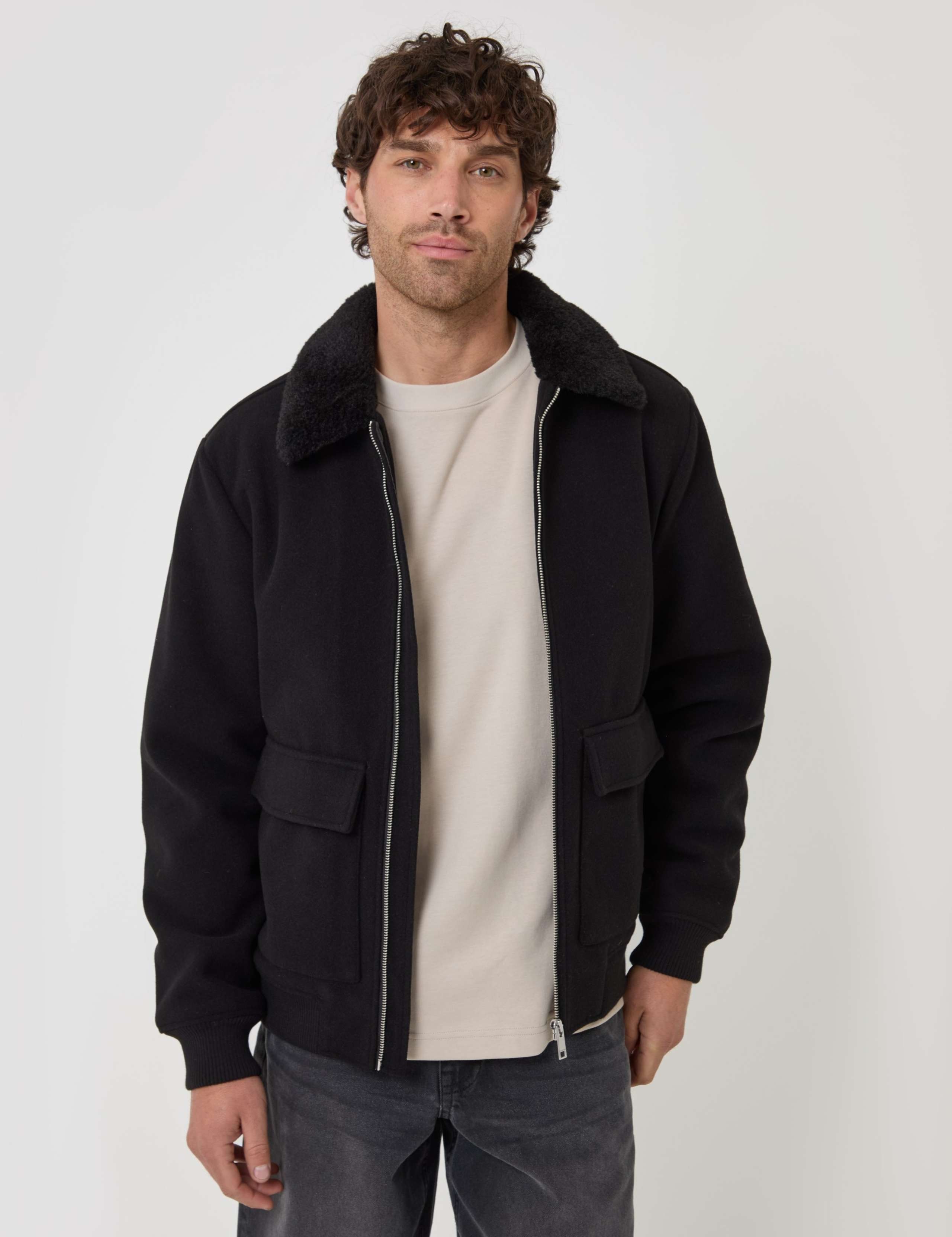 Faux Fur Collar Lightweight Jacket 3 of 6