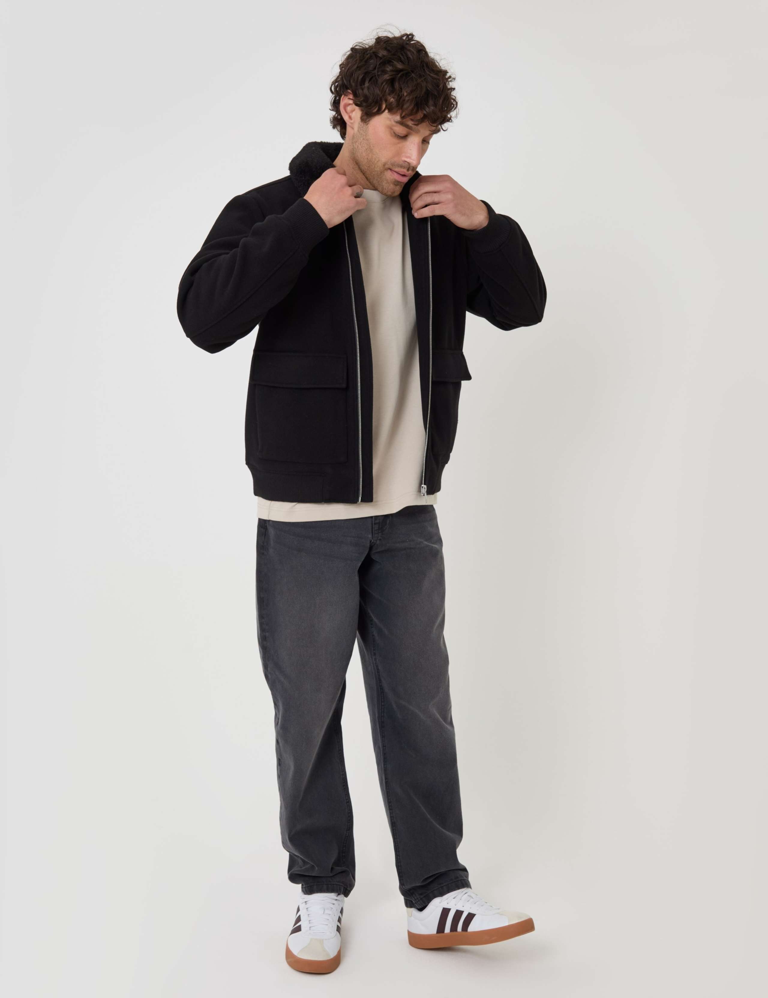 Faux Fur Collar Lightweight Jacket 4 of 6