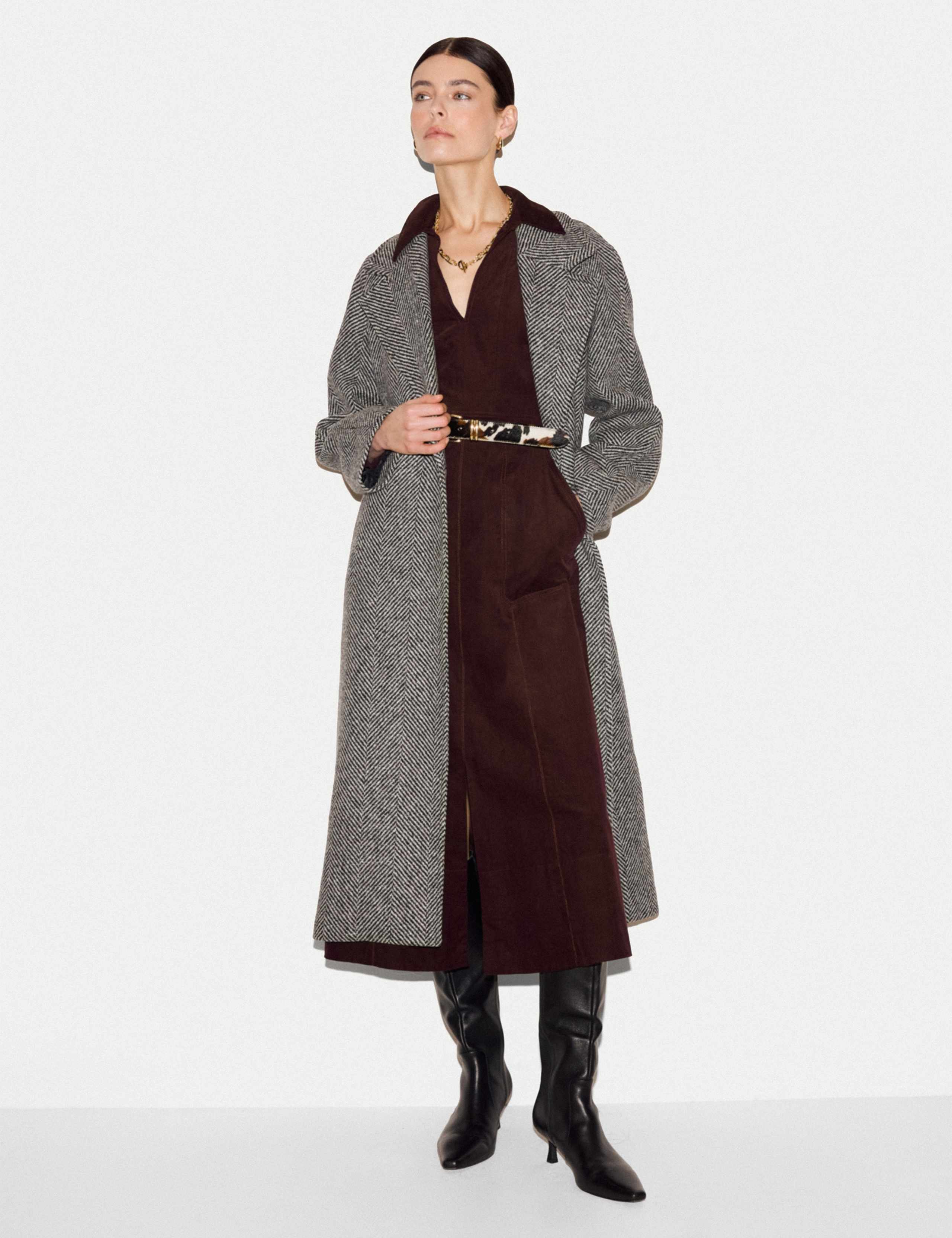 Cord Waisted Midi Dress 6 of 6