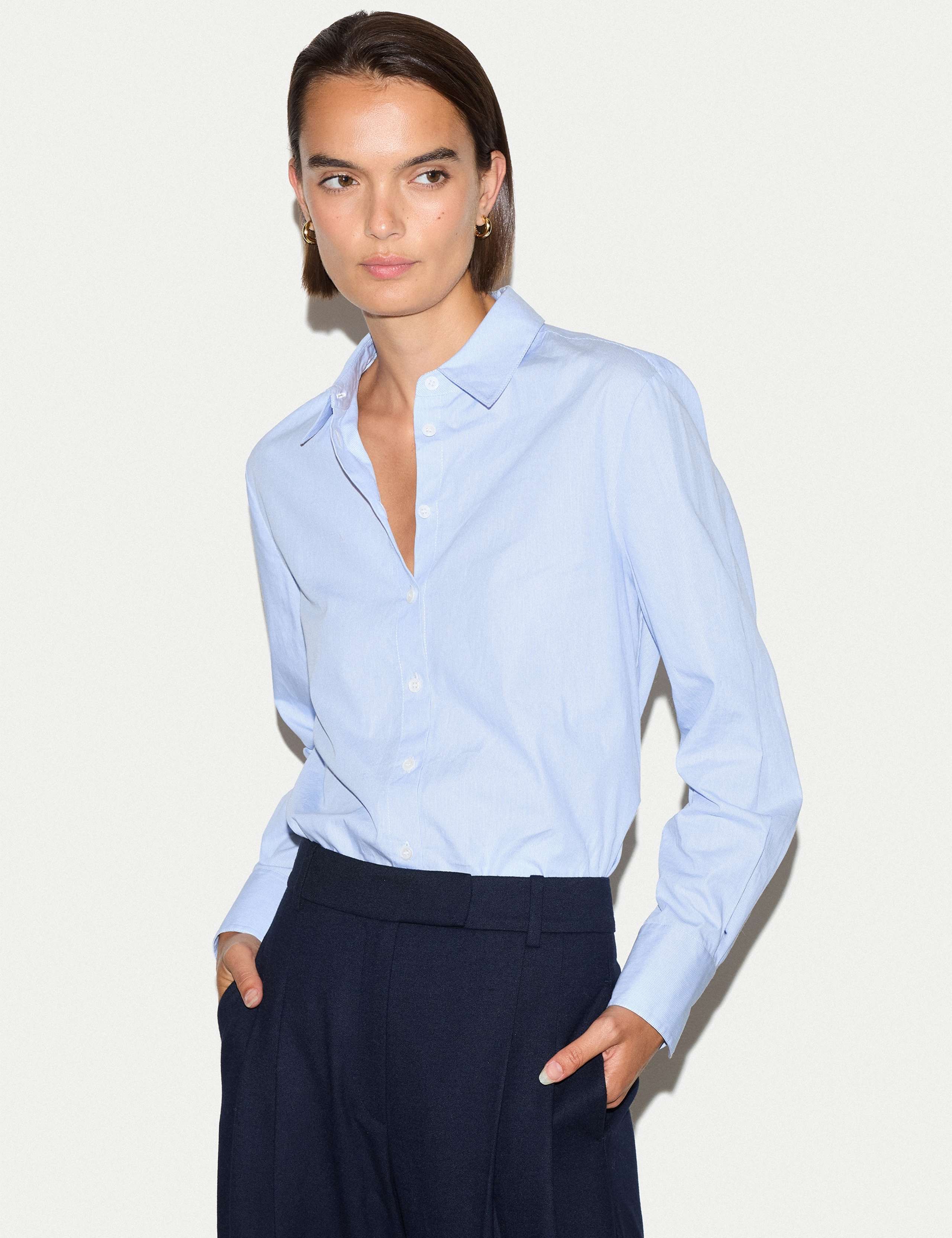 Striped Pure Cotton Shirt 1 of 6