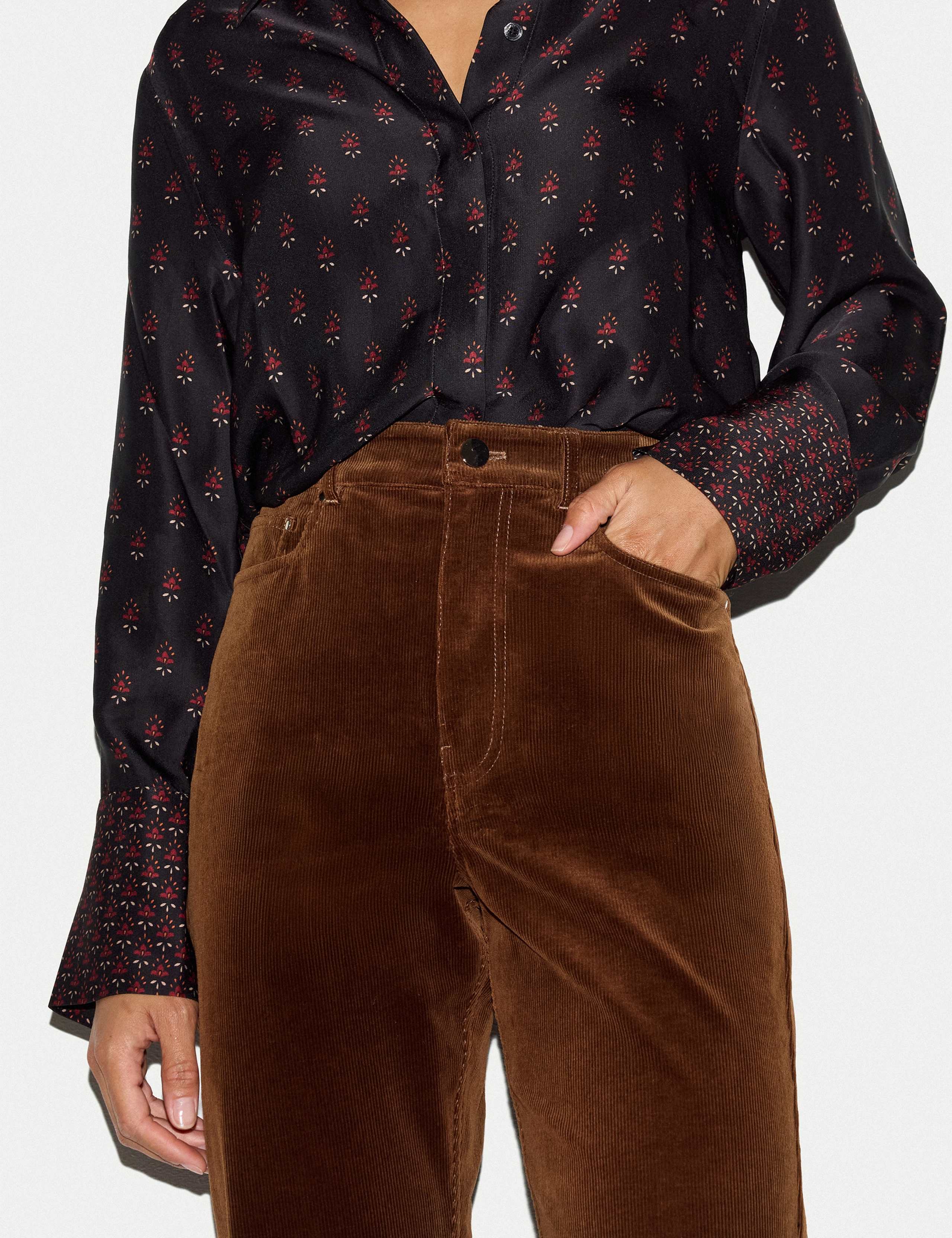 Cord Flared Trousers 3 of 5