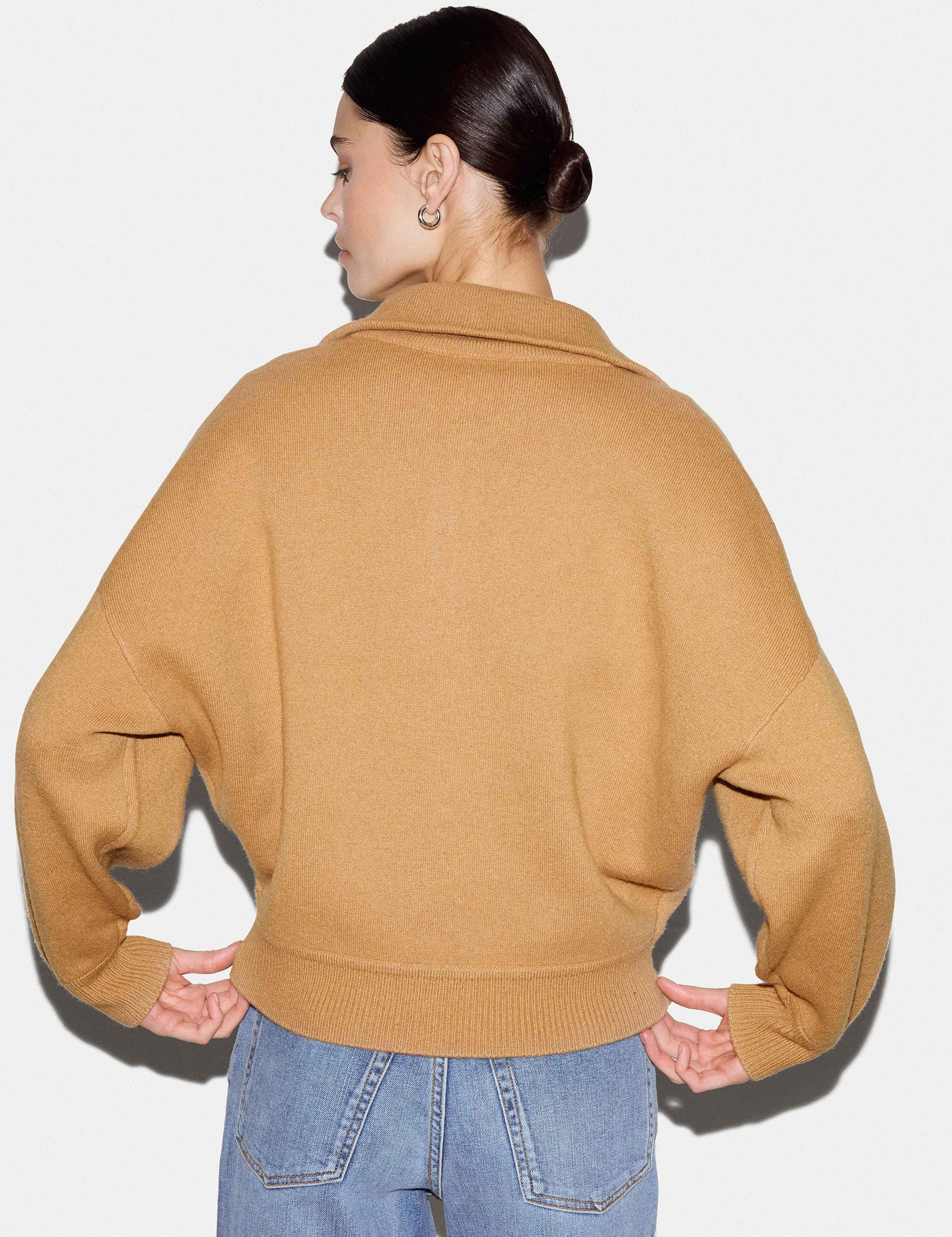 Double Faced Knit Half Zip Jumper 6 of 6