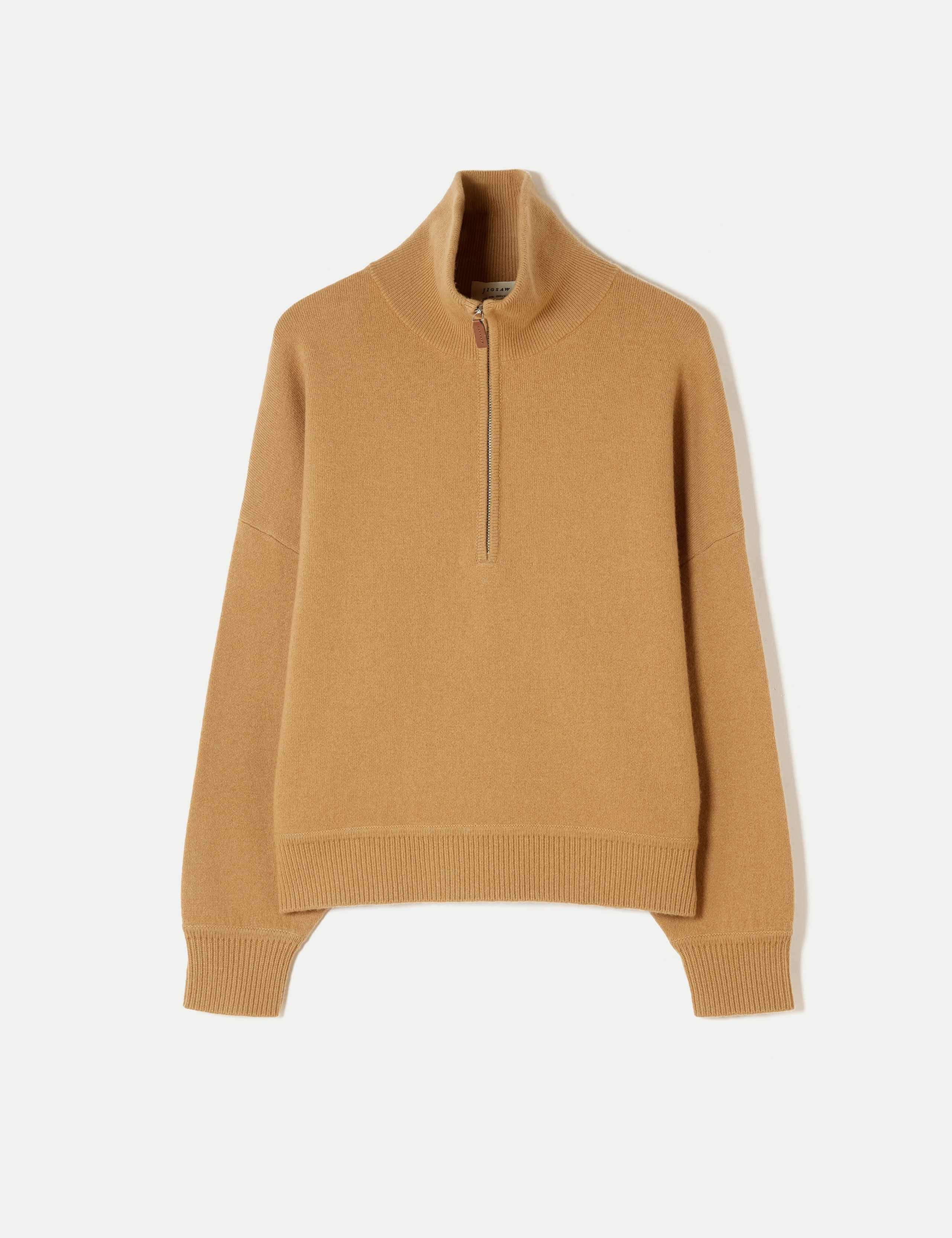 Double Faced Knit Half Zip Jumper 2 of 6
