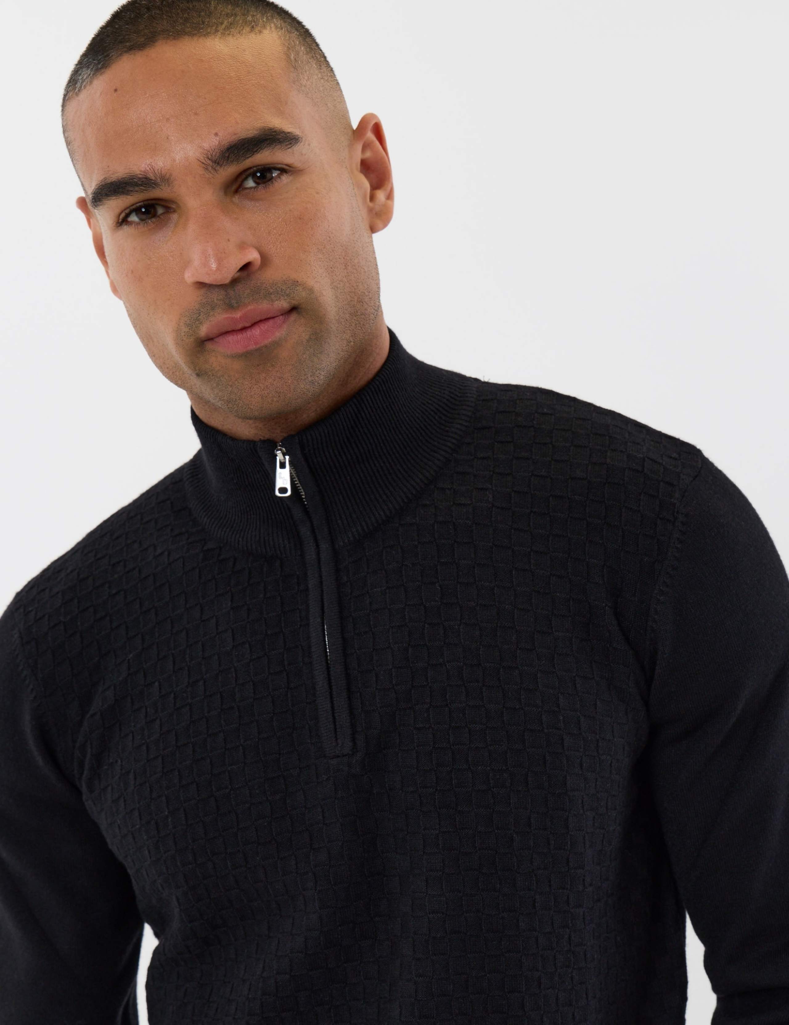 Basket Stitch Quarter Zip Jumper 5 of 6