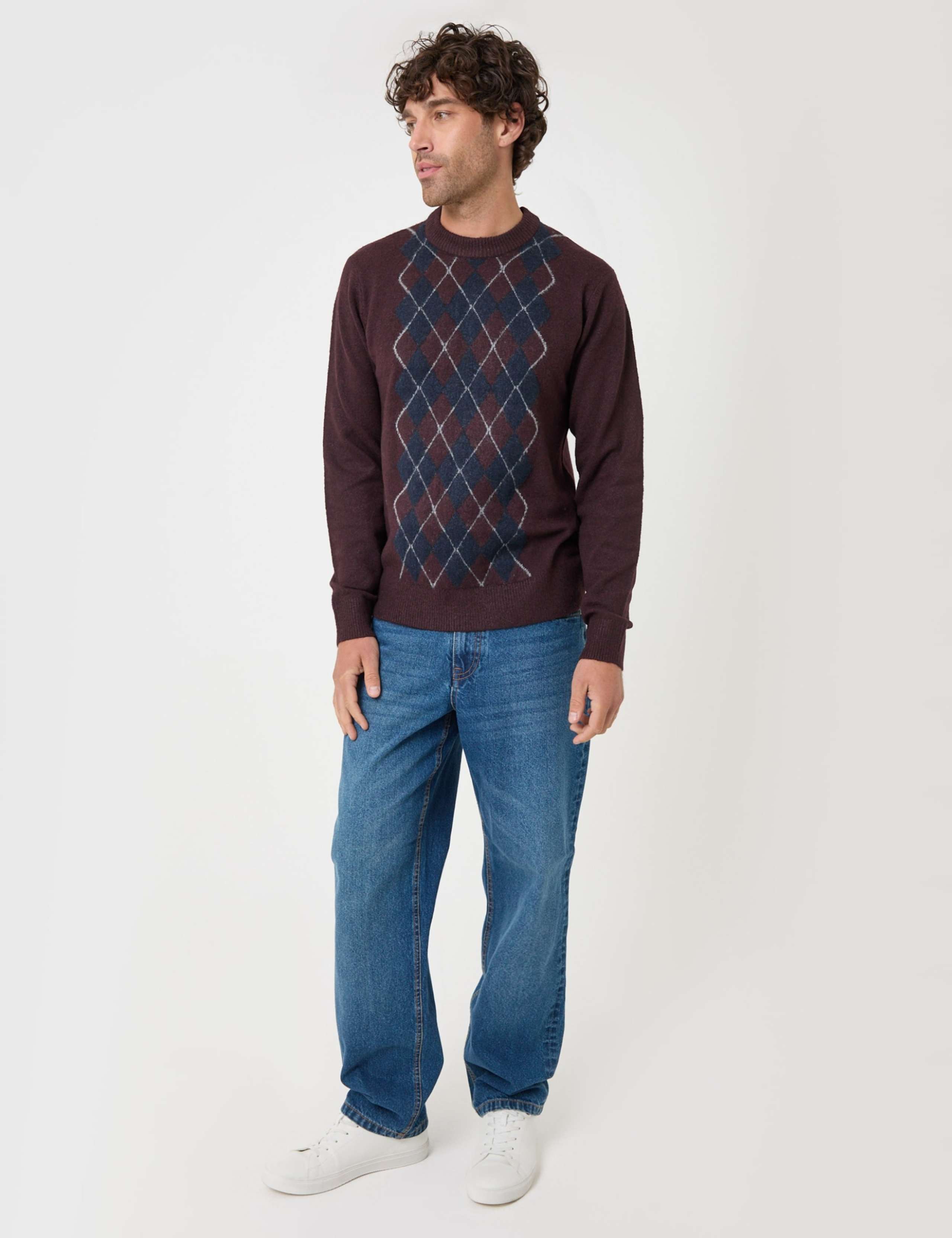 Argyle Crew Neck Jumper 3 of 6