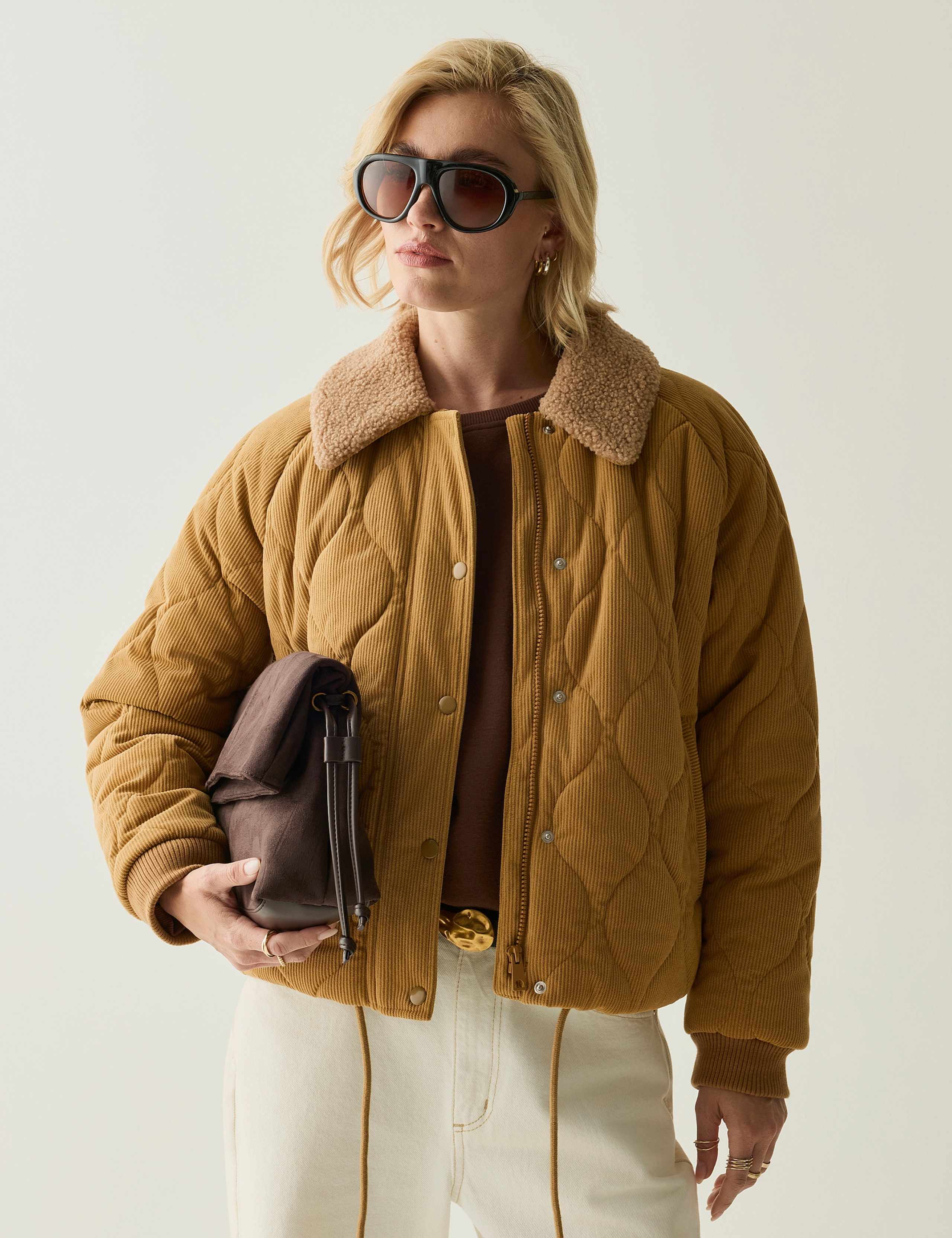 Cord Quilted Jacket 1 of 7