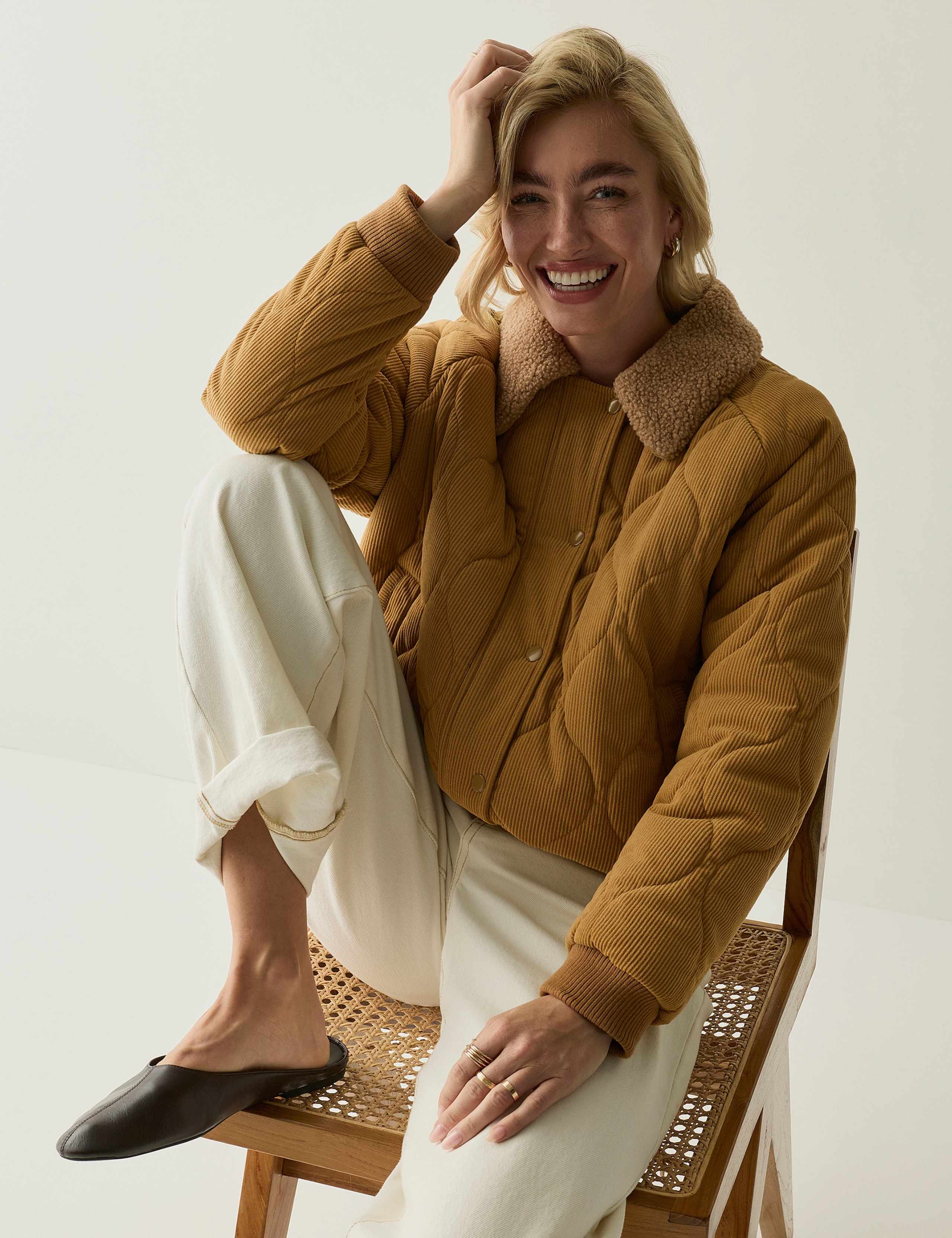 Cord Quilted Jacket 4 of 7