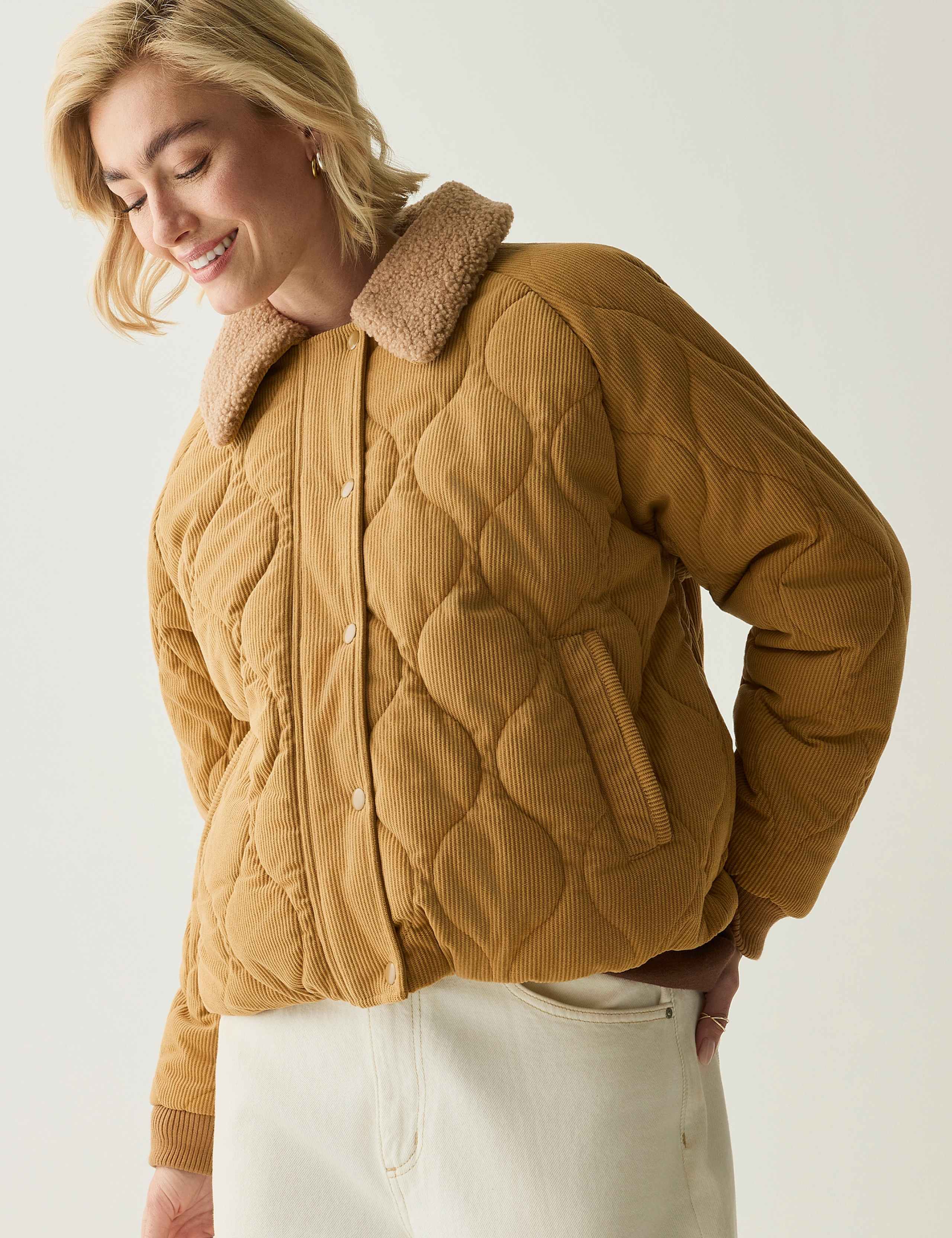 Cord Quilted Jacket 6 of 7