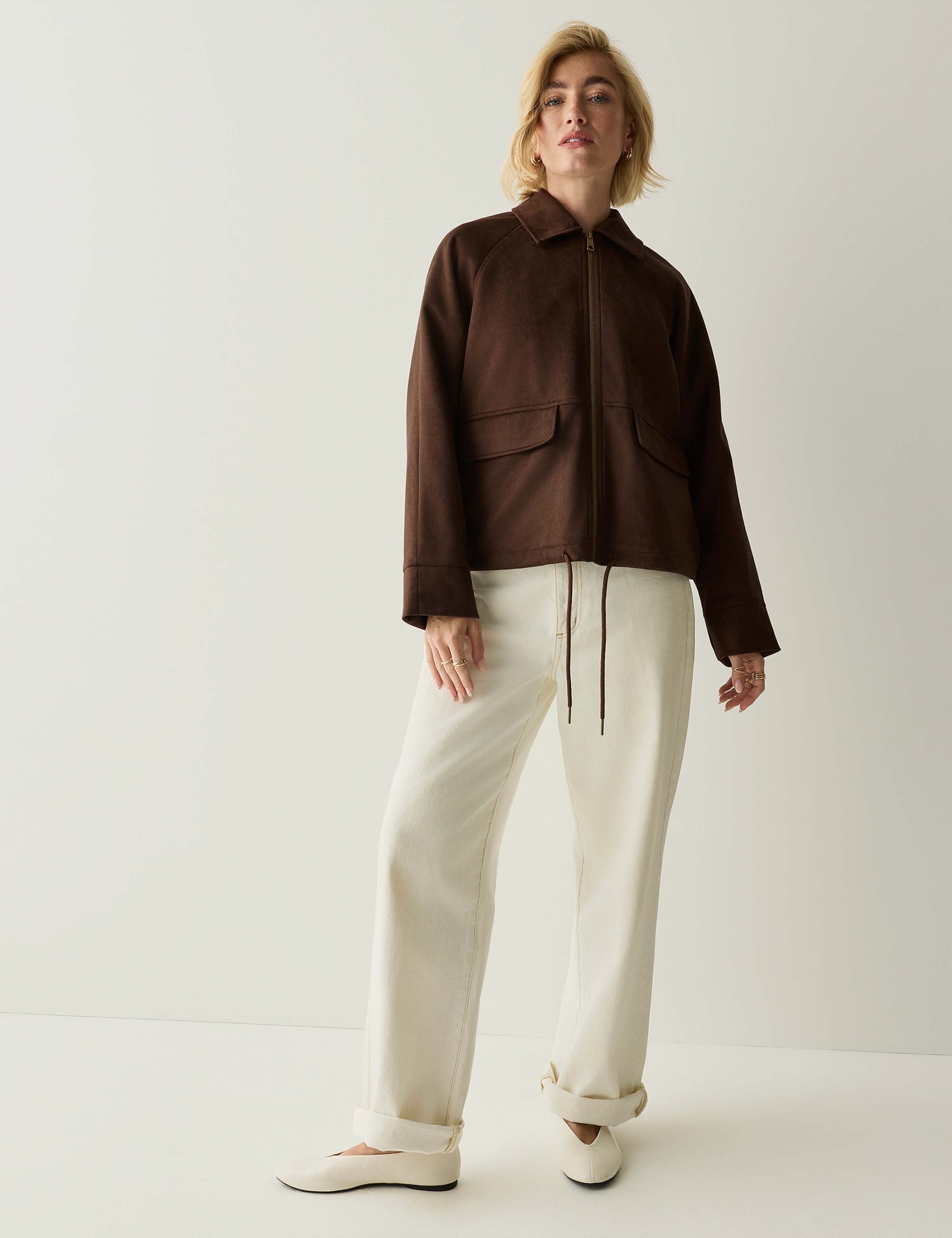 Cropped Bomber Jacket 3 of 7