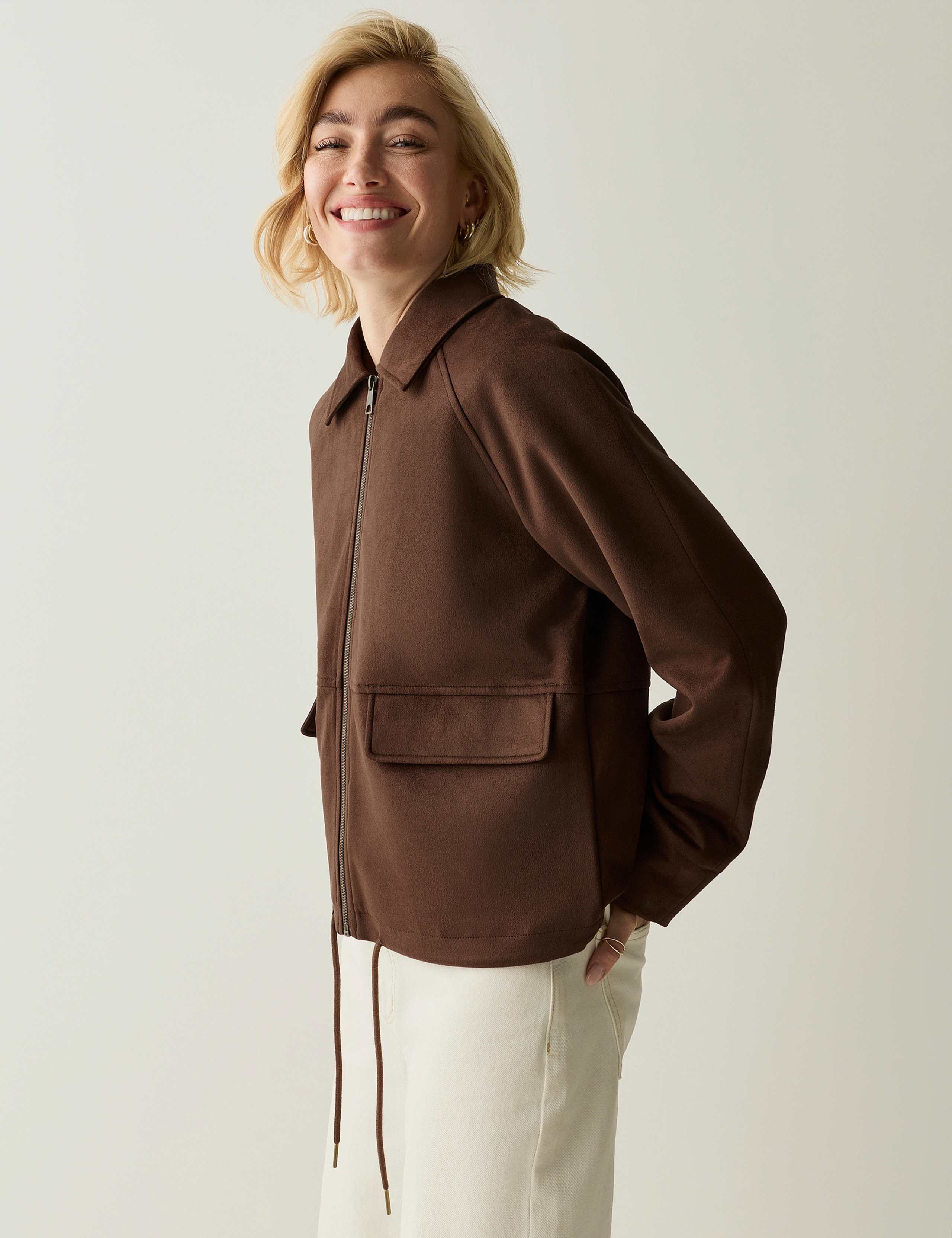 Cropped Bomber Jacket 5 of 7