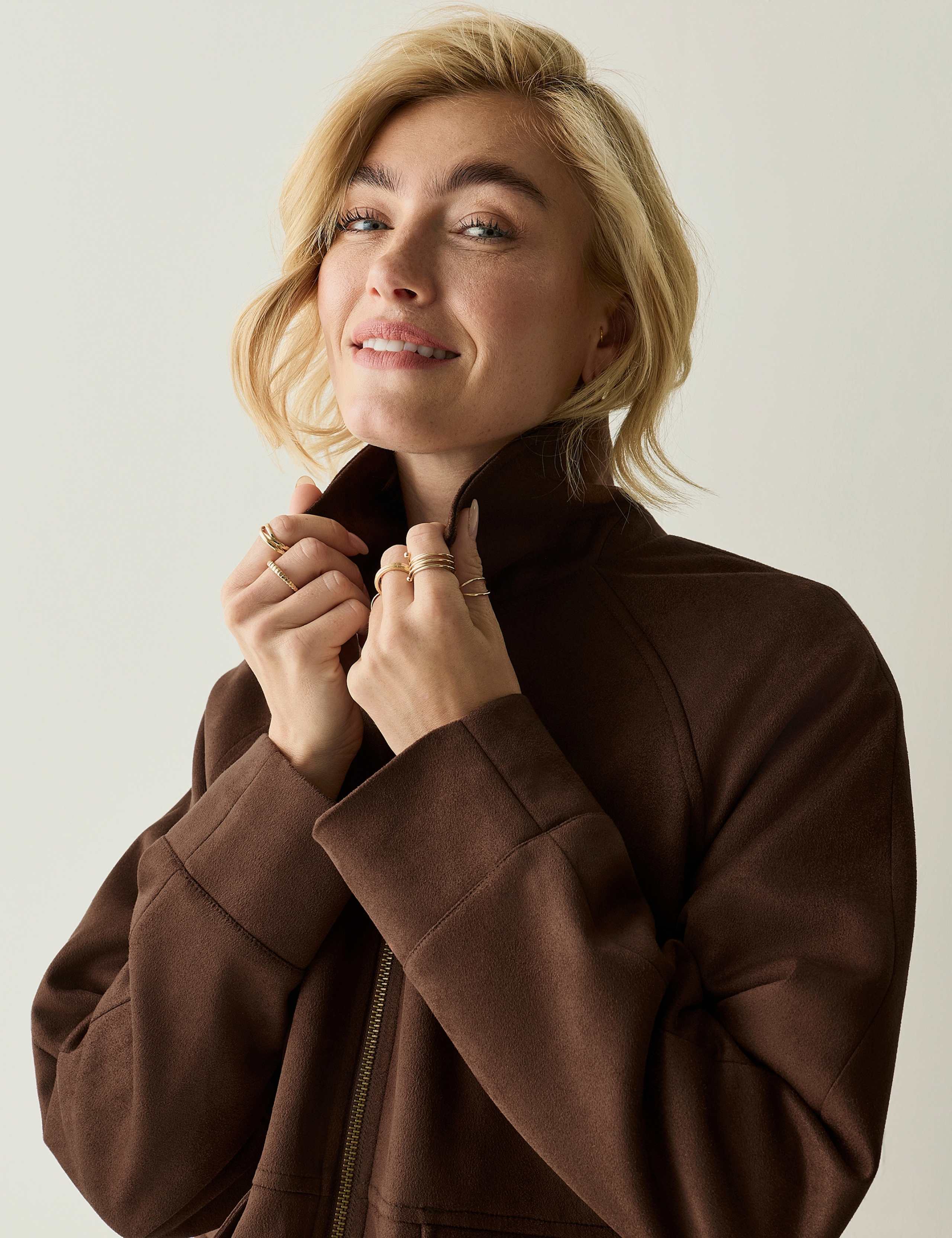 Cropped Bomber Jacket 7 of 7
