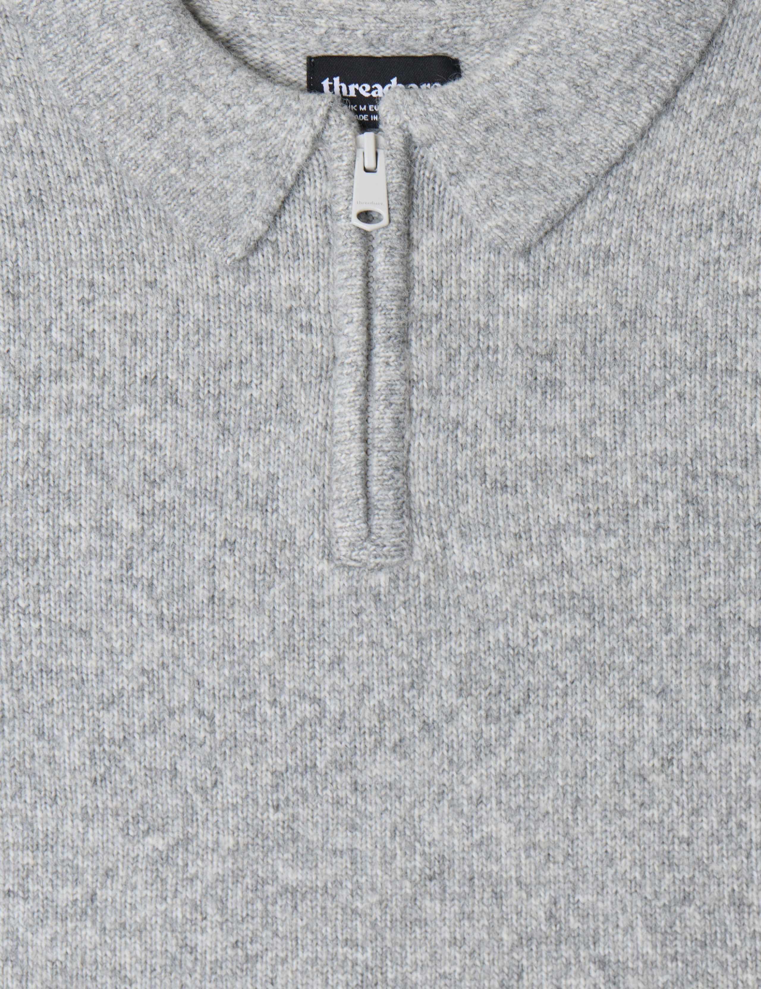 Textured Quarter Zip Polo Neck Jumper 6 of 6