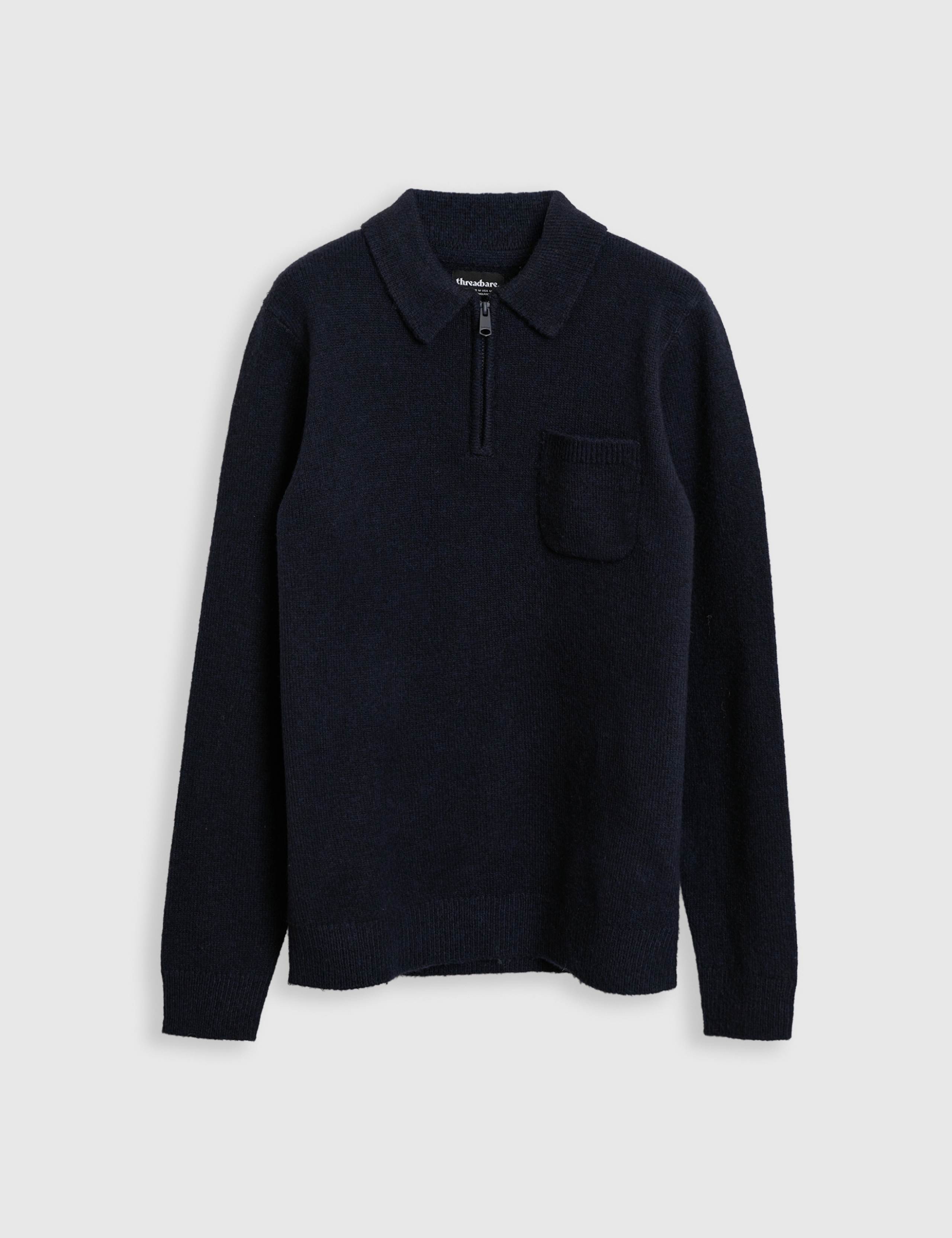 Jersey Stitch Quarter Zip Jumper 2 of 7