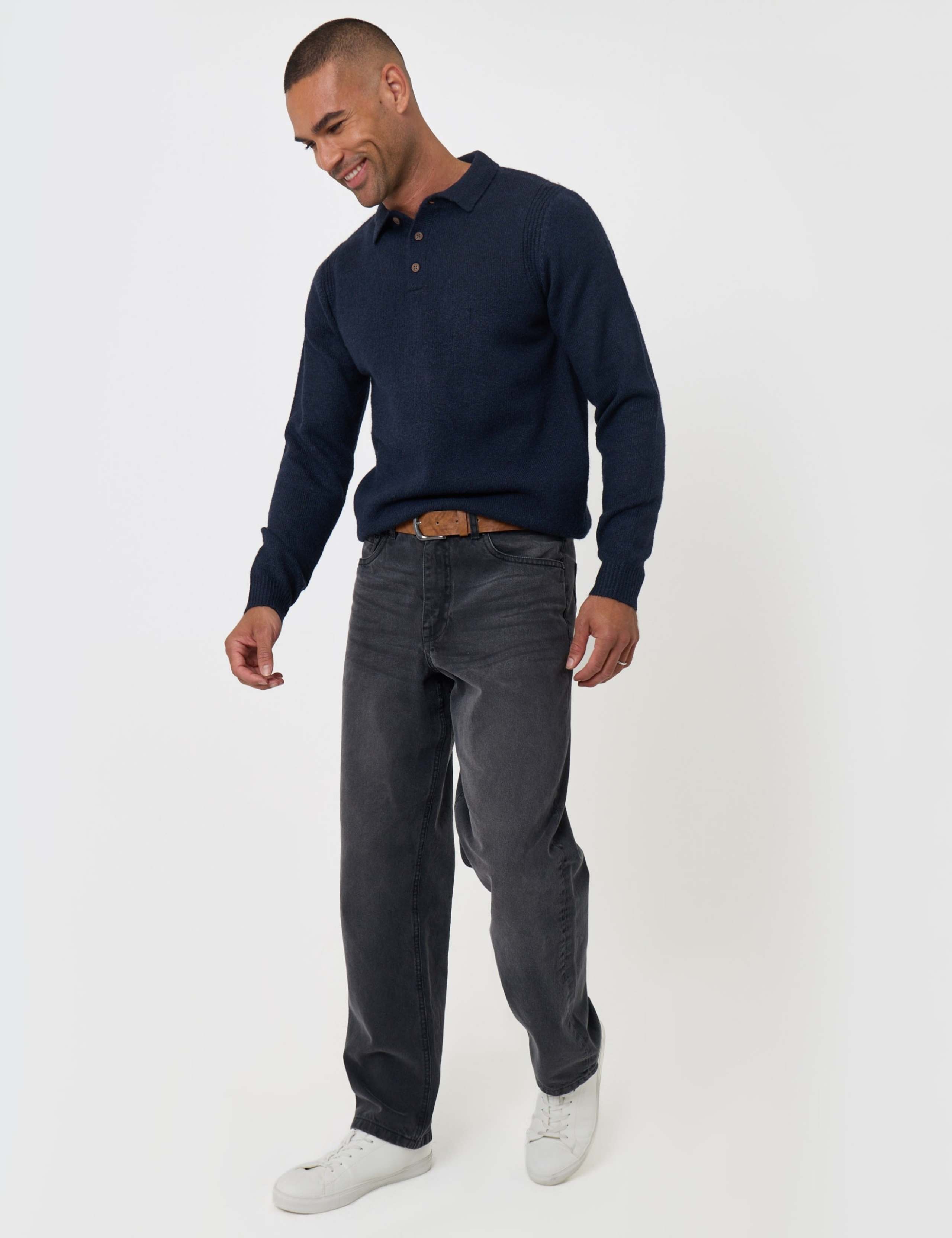 Jersey Stitch Polo Jumper 3 of 6