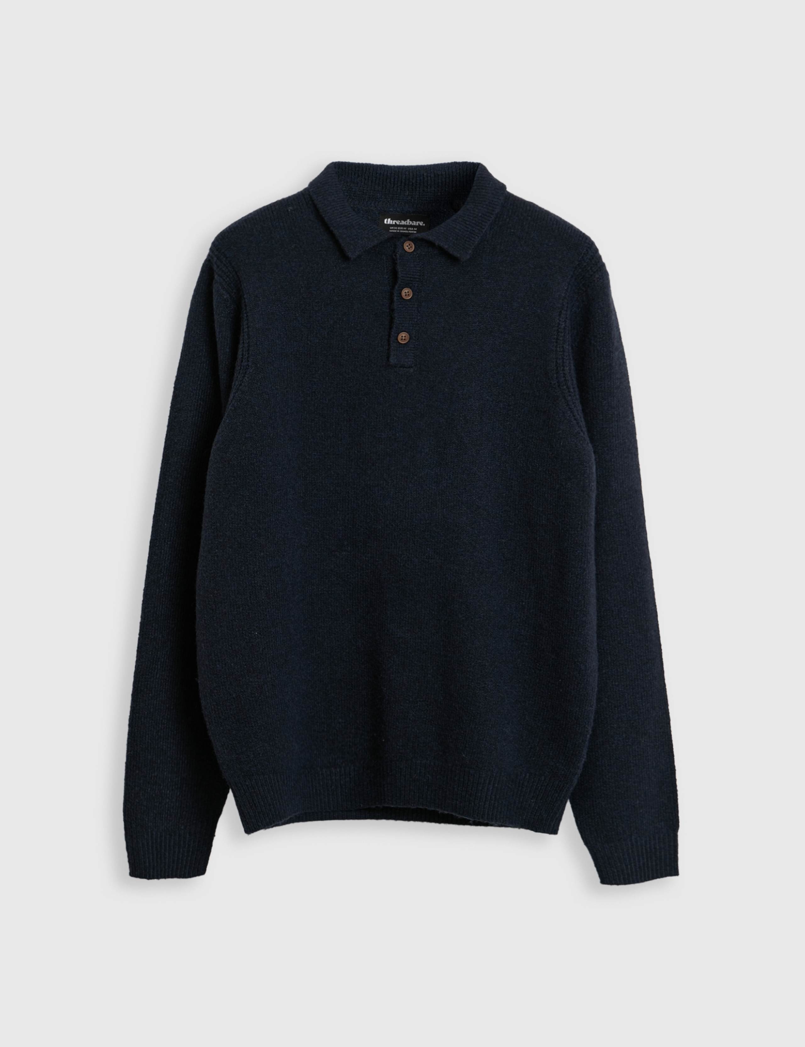 Jersey Stitch Polo Jumper 2 of 6