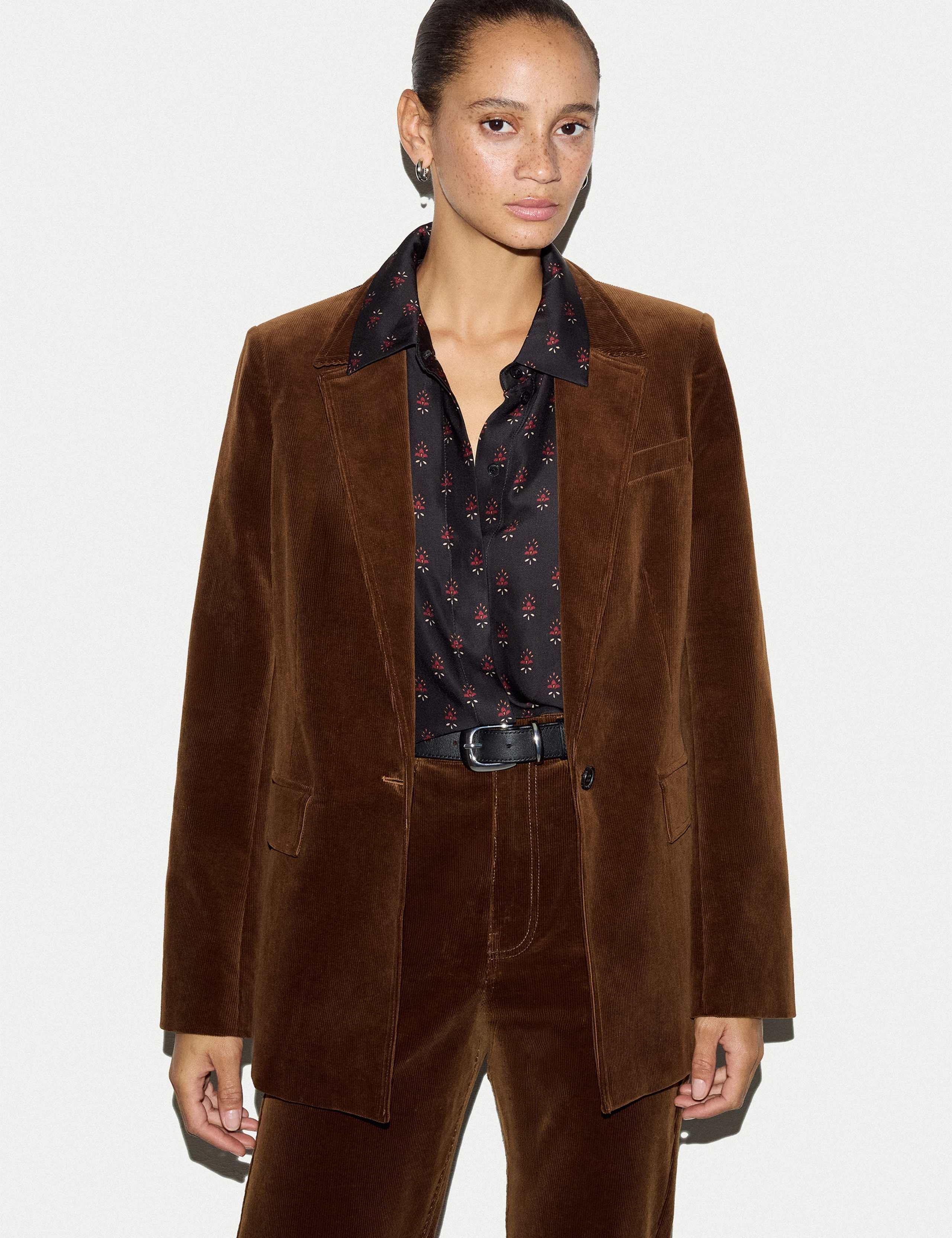 Cord Tailored Blazer 1 of 6