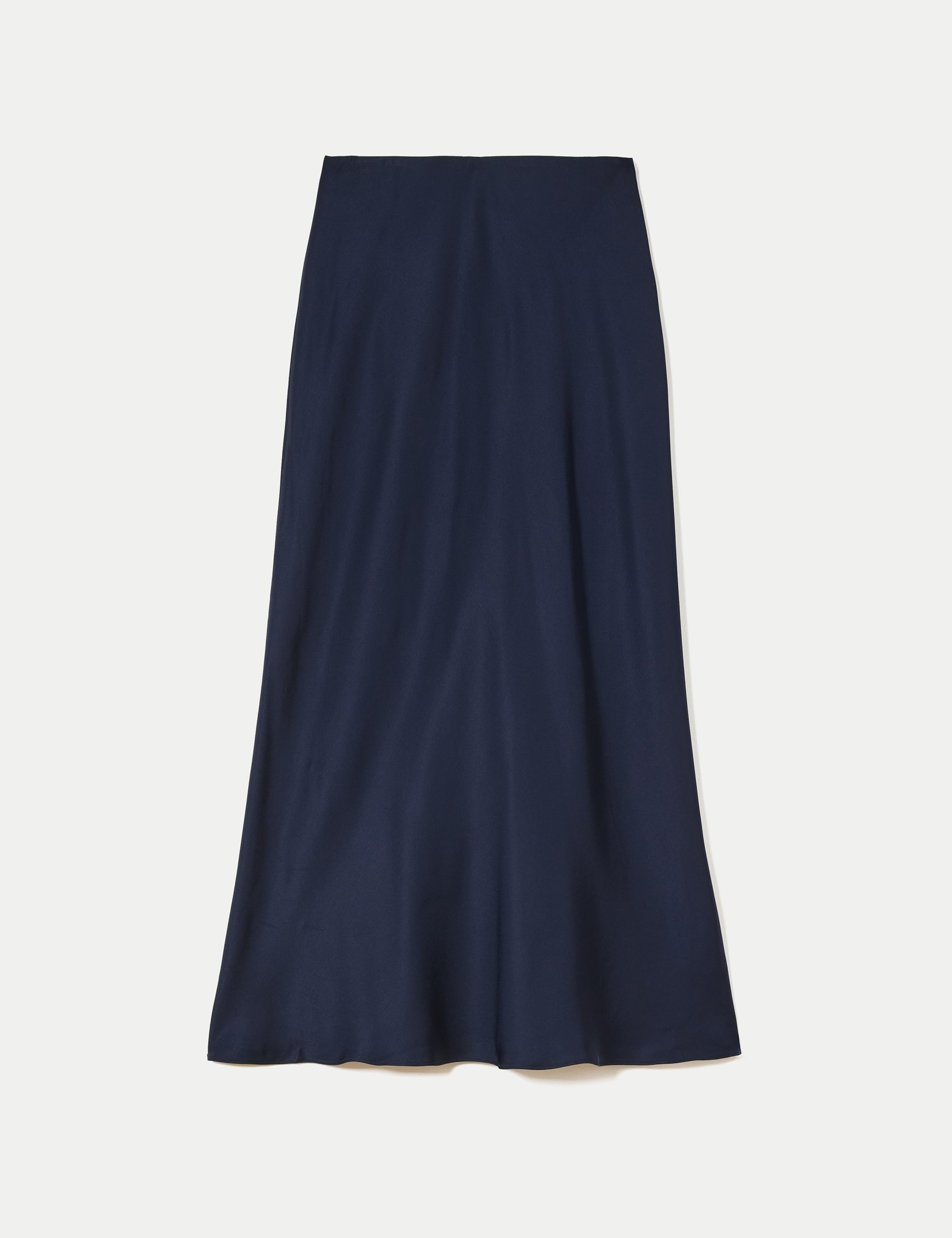 Satin Bias Midi Skirt 2 of 6