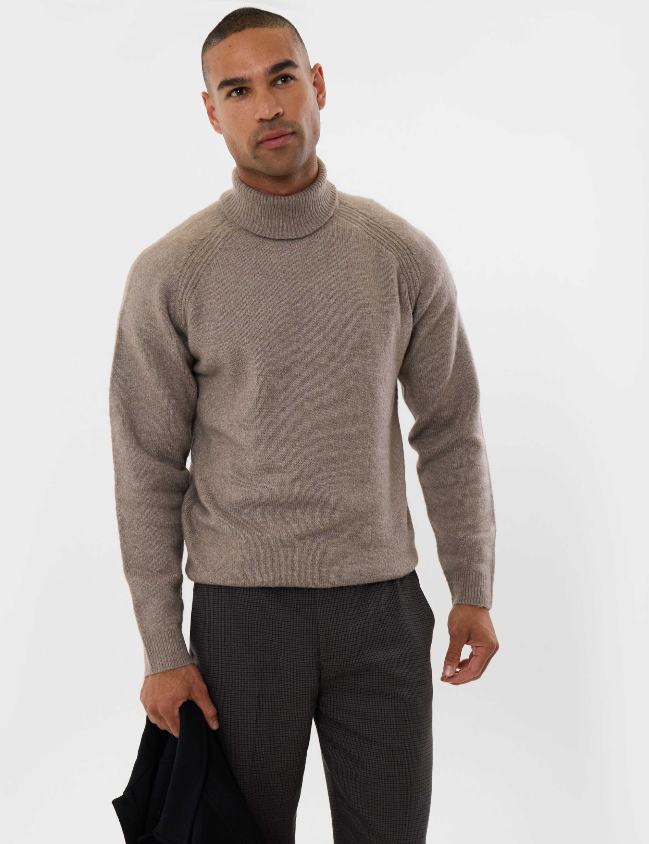 Ribbed Roll Neck Jumper 1 of 6