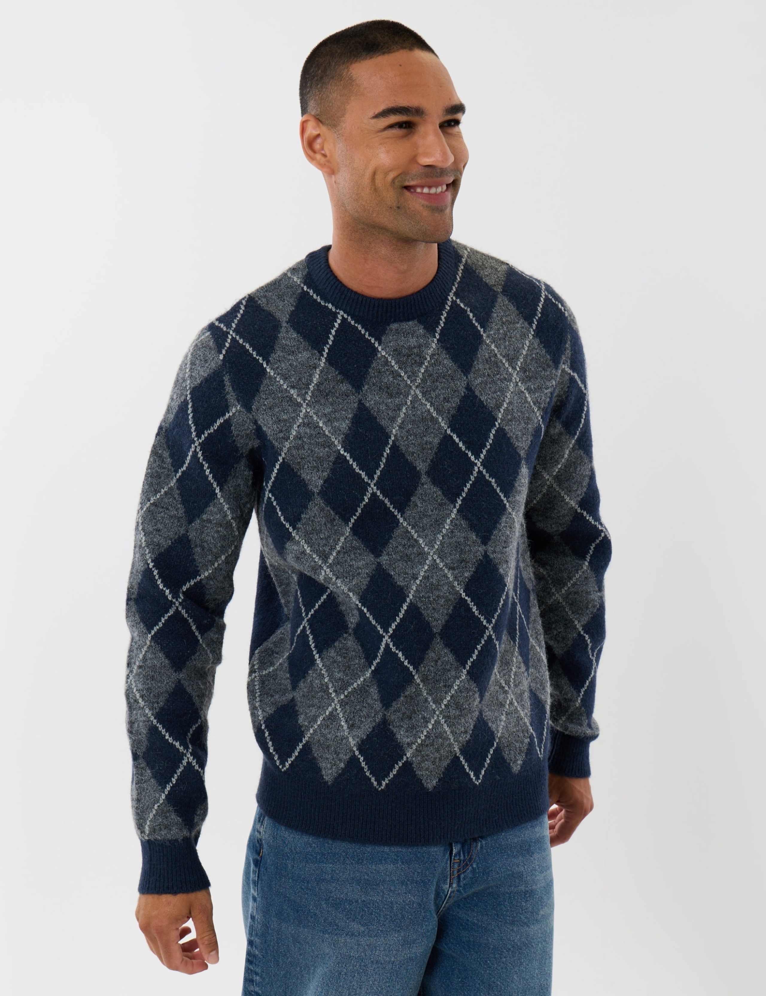 Argyle Crew Neck Jumper 3 of 6