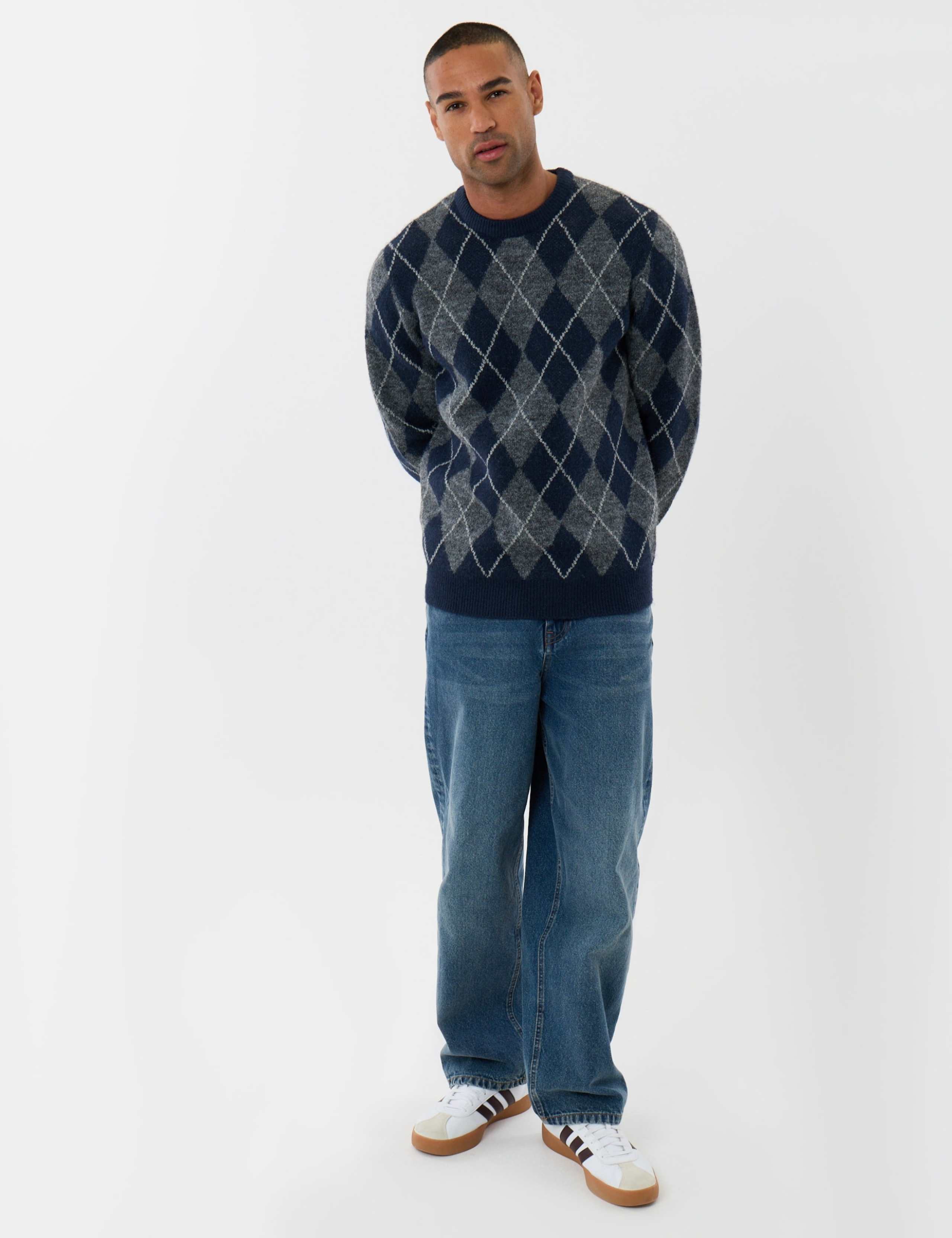Argyle Crew Neck Jumper 4 of 6