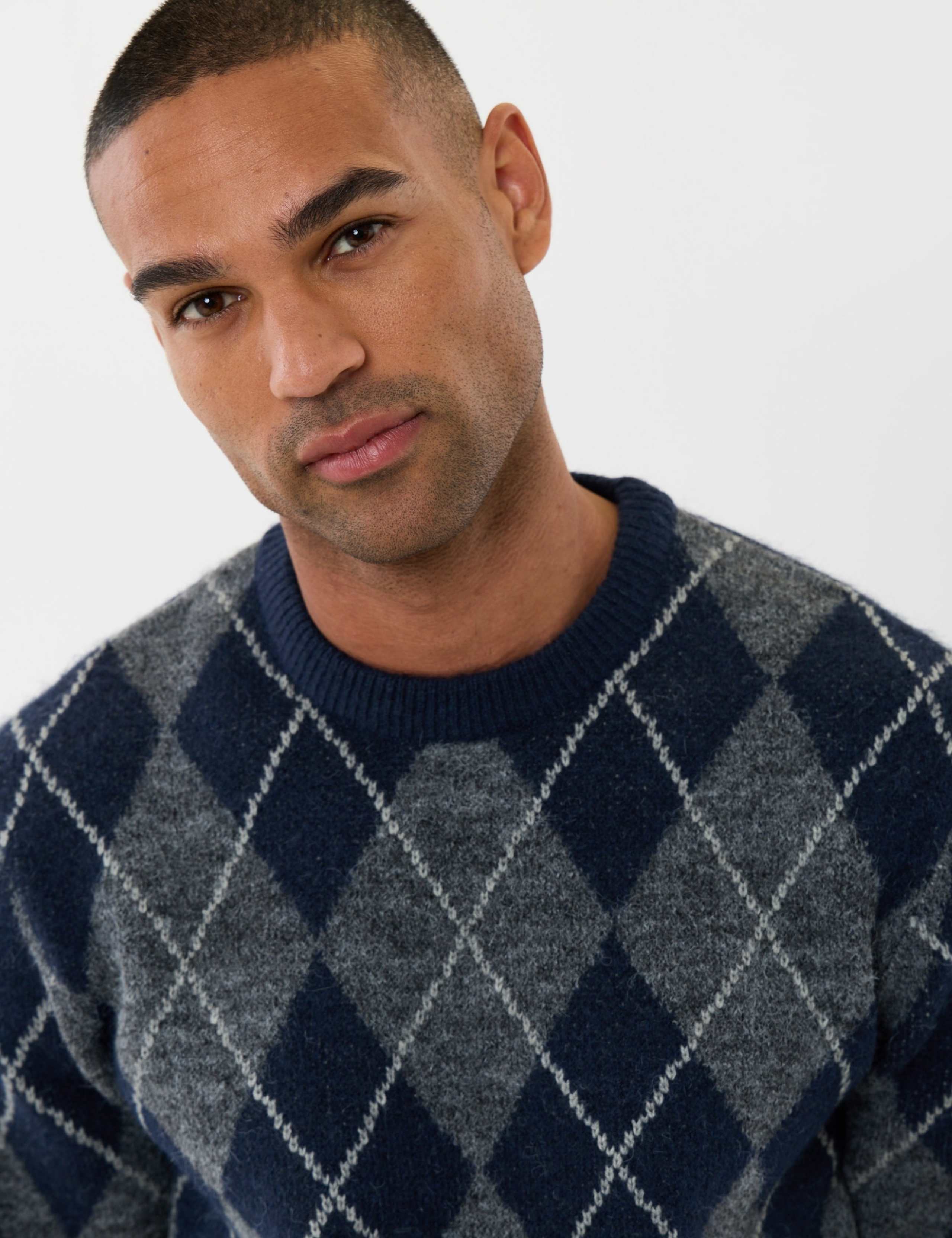 Argyle Crew Neck Jumper 5 of 6