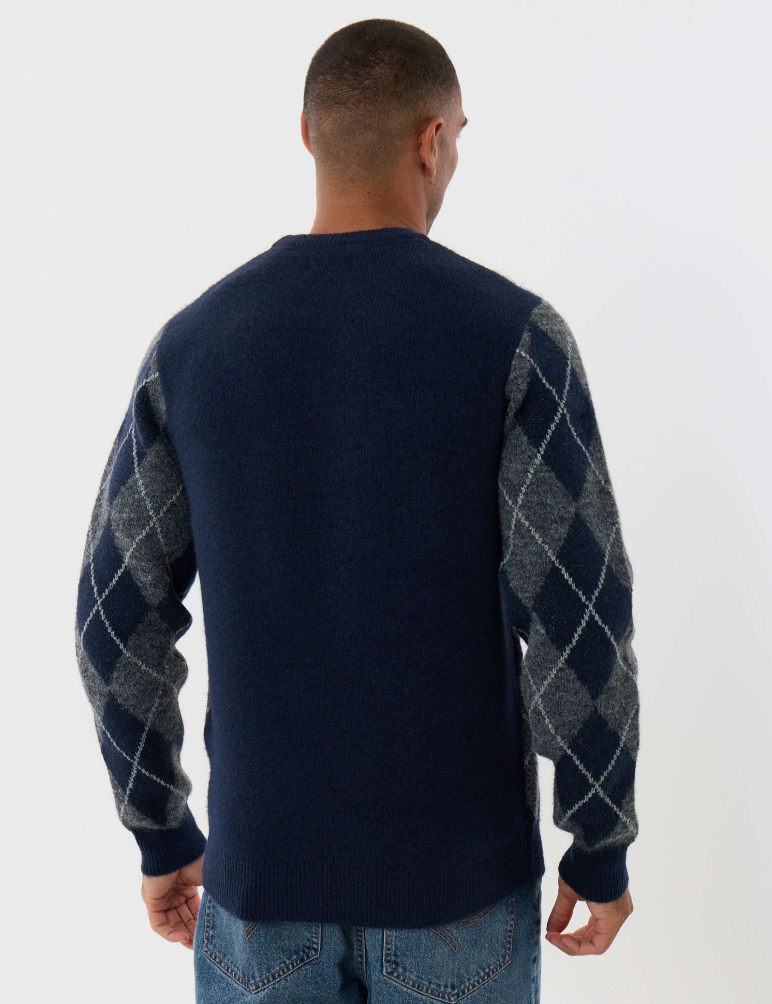 Argyle Crew Neck Jumper 6 of 6