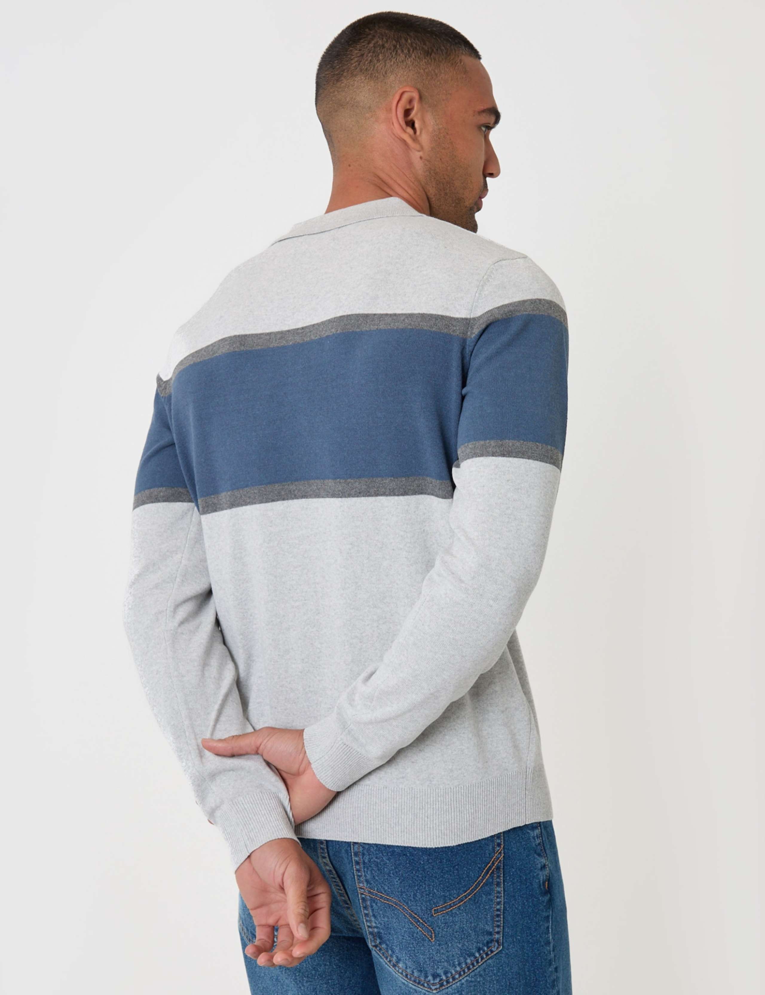 Boxy Fit Cotton Rich Rugby Polo Shirt 6 of 7