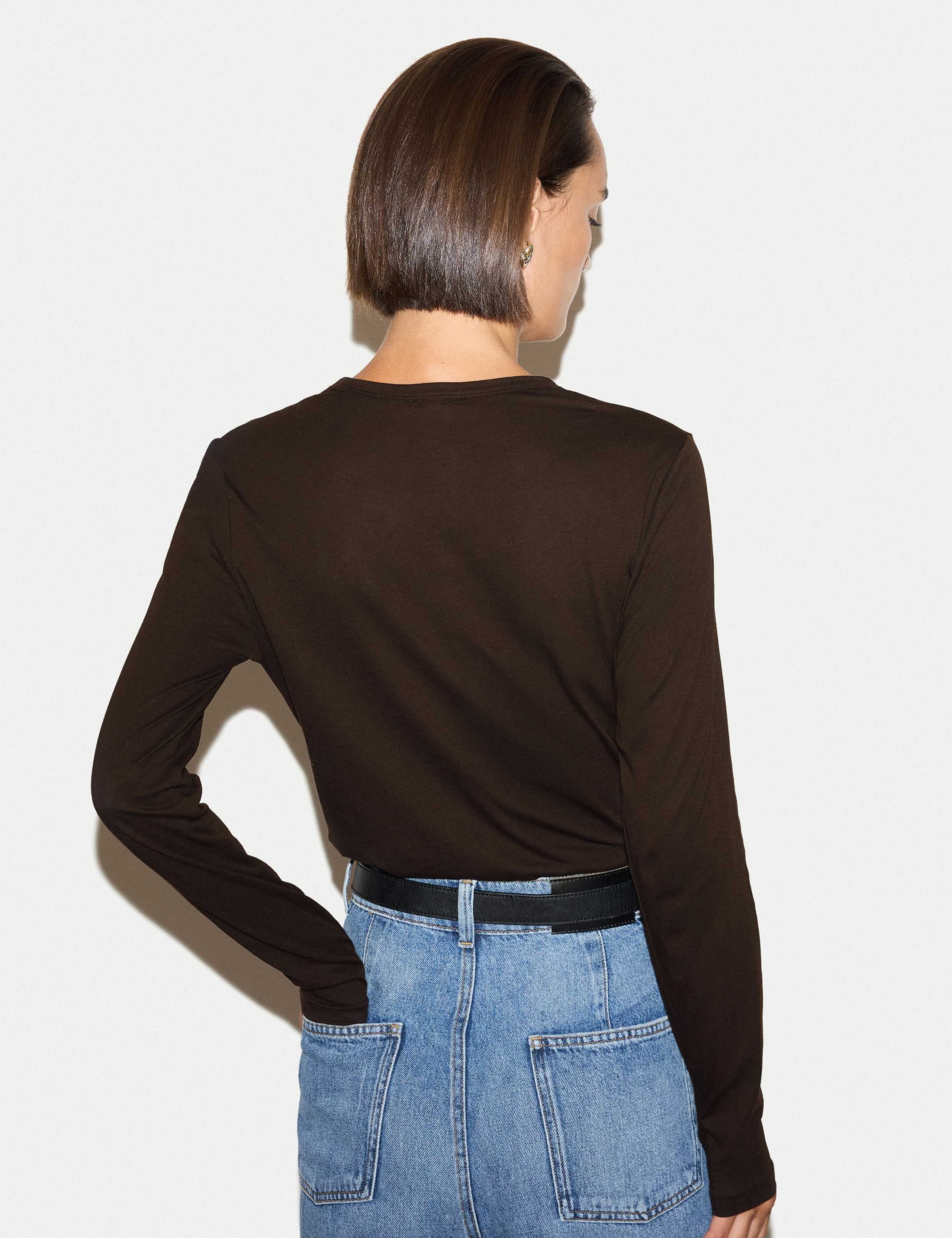 Supima Cotton Long Sleeve T-Shirt 3 of 5