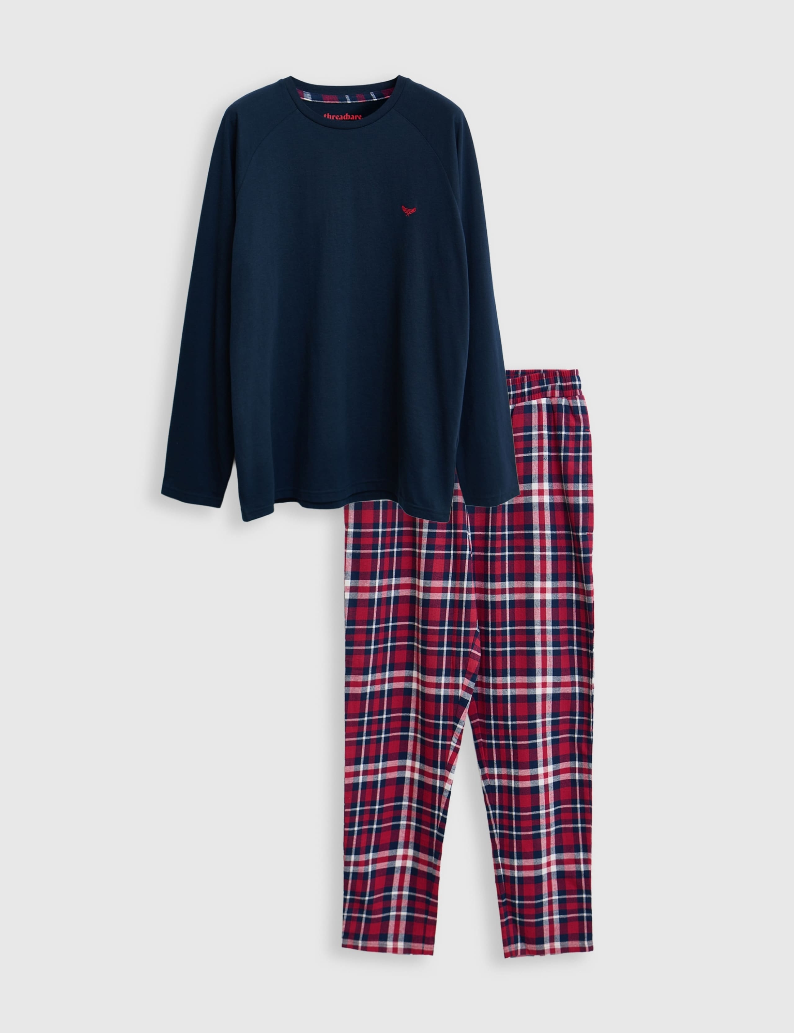 Cotton Rich Checked Flannel Pyjama Set 2 of 5