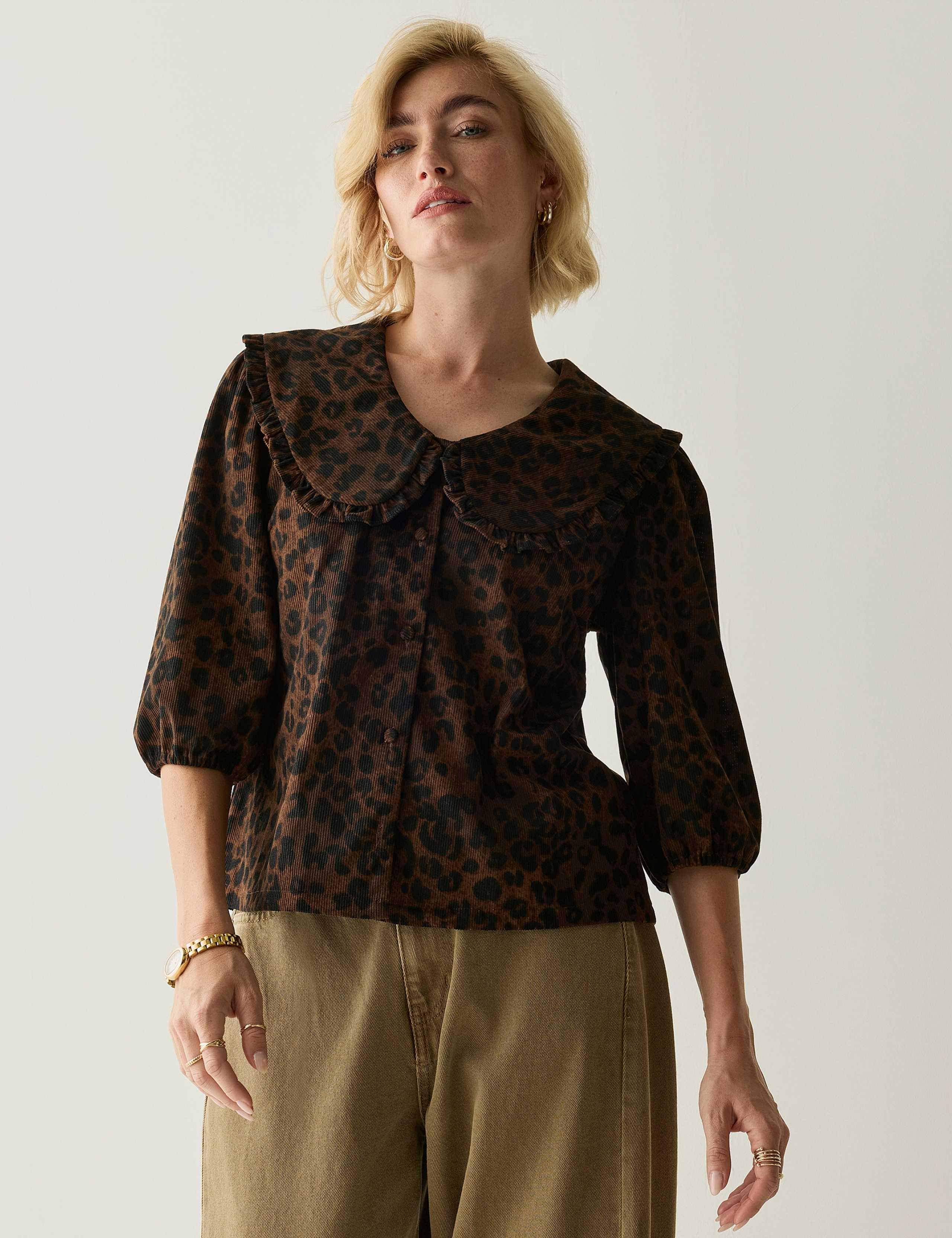 Cord Collared Relaxed Blouse 5 of 8